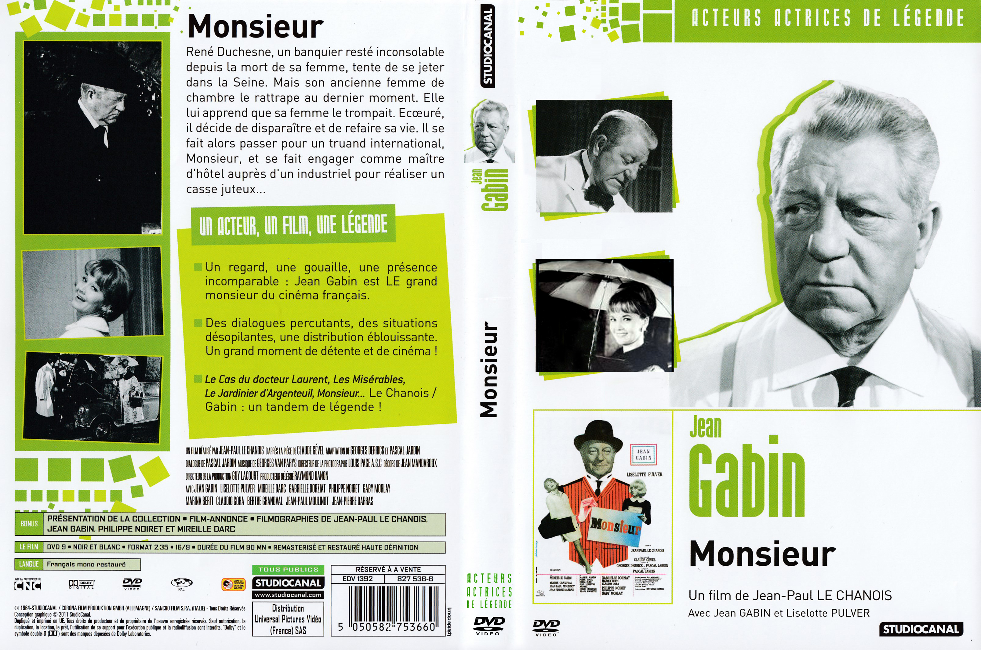 Jaquette DVD Monsieur v2
