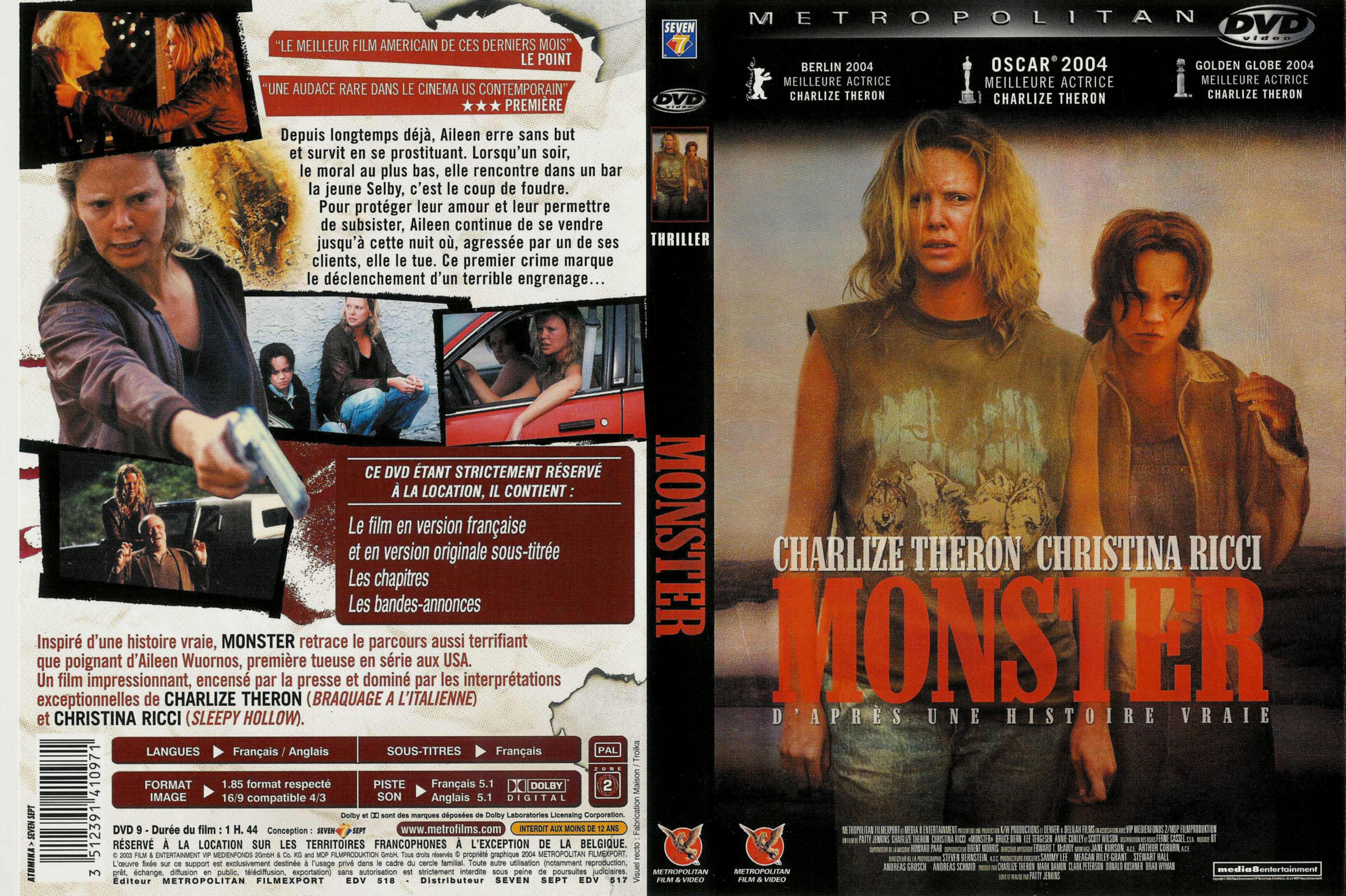 Jaquette DVD Monster