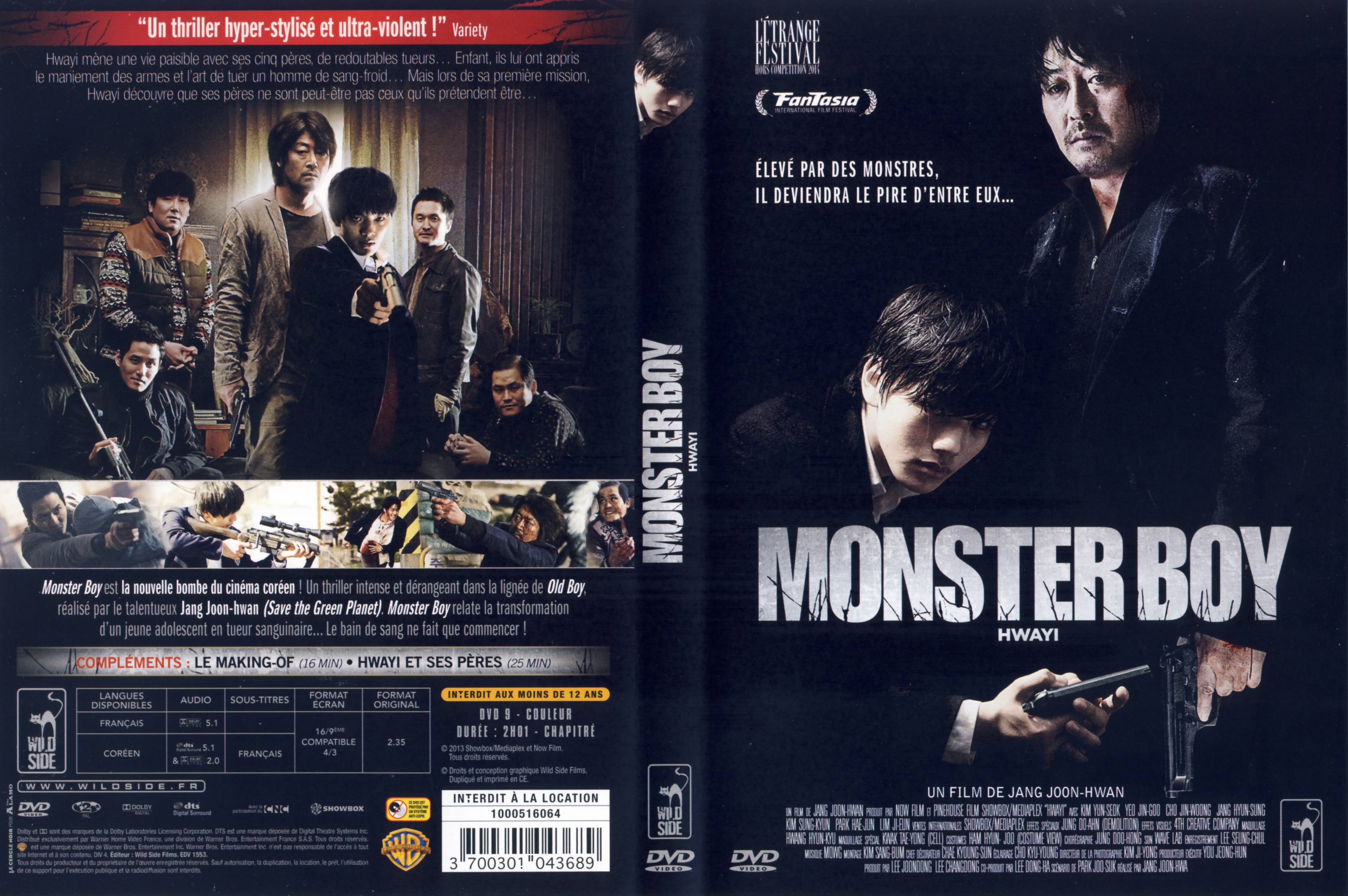 Jaquette DVD Monster Boy
