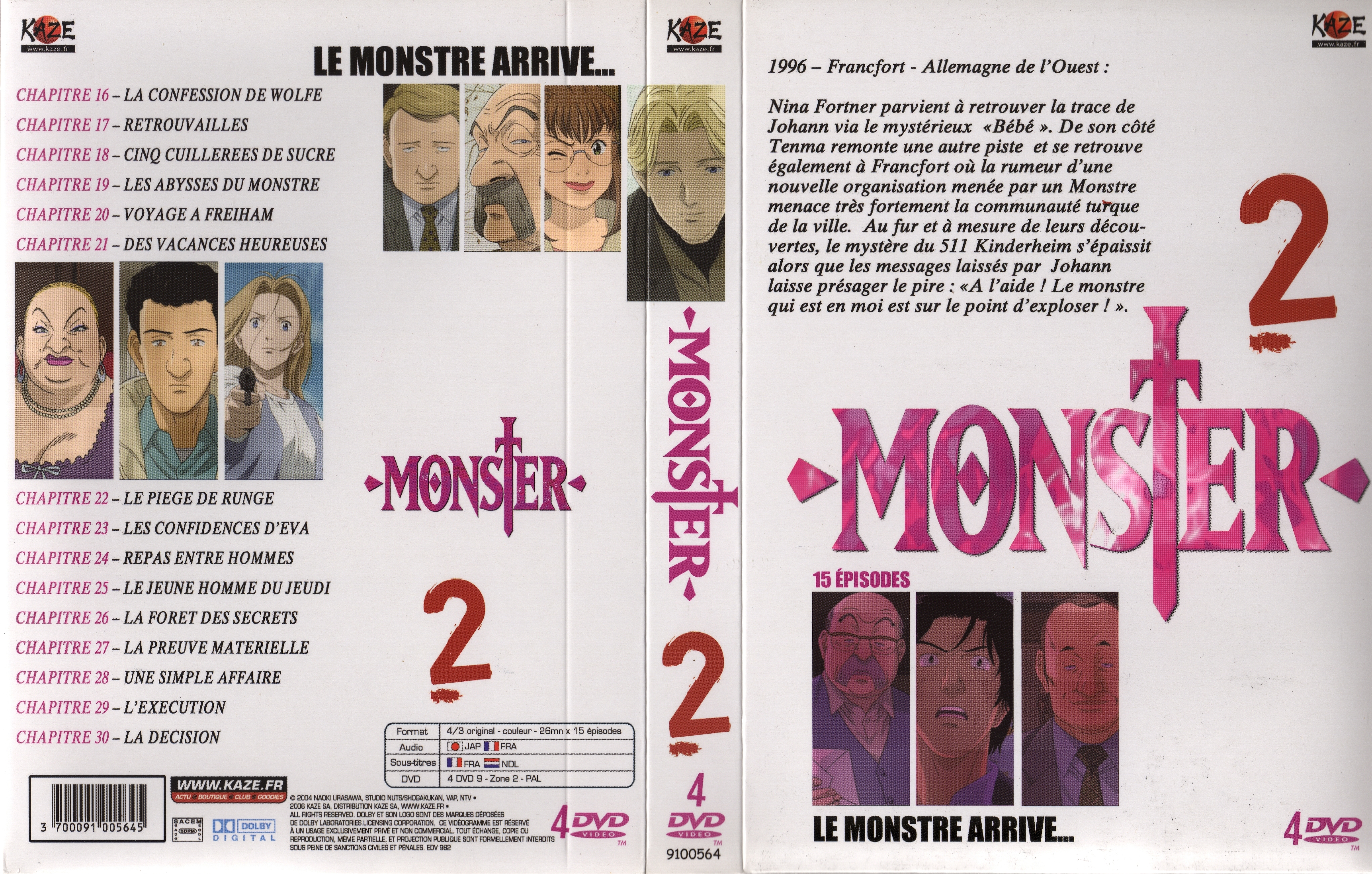 Jaquette DVD Monster (DA) COFFRET 2