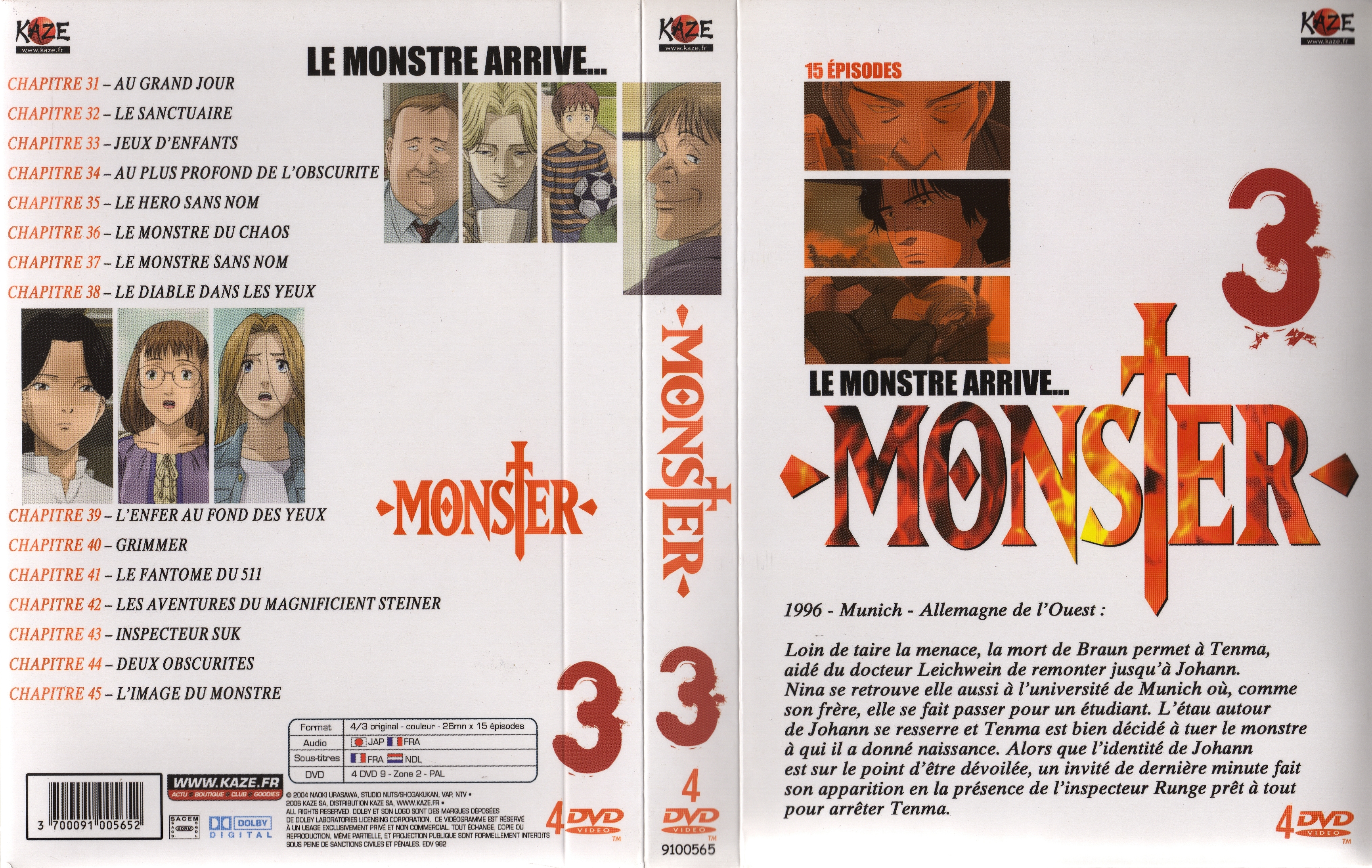 Jaquette DVD Monster (DA) COFFRET 3