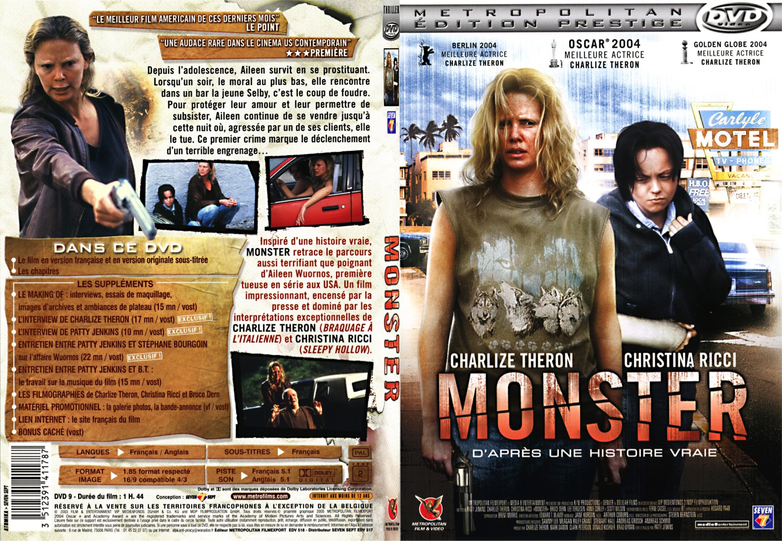 Jaquette DVD Monster - SLIM