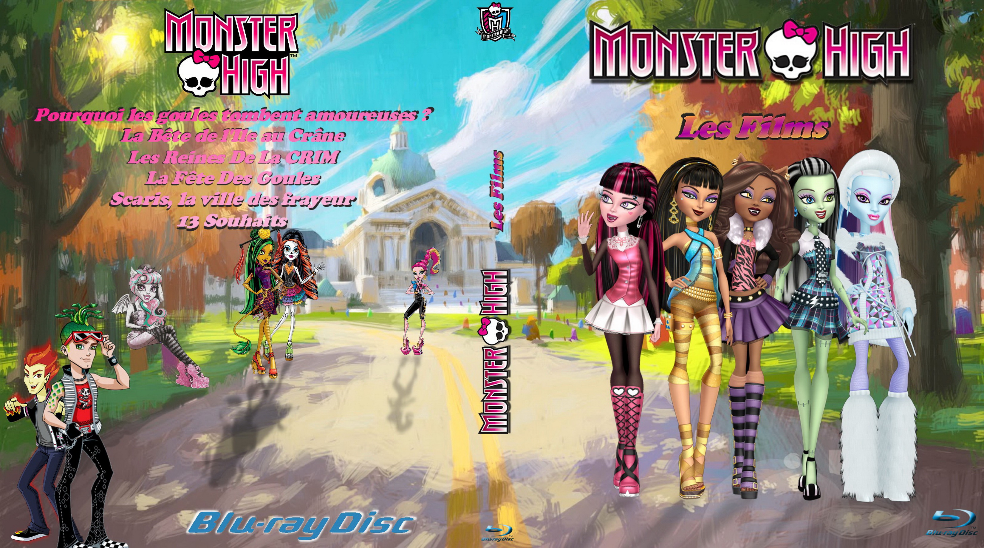 Jaquette DVD Monster high les films custom (BLU-RAY)