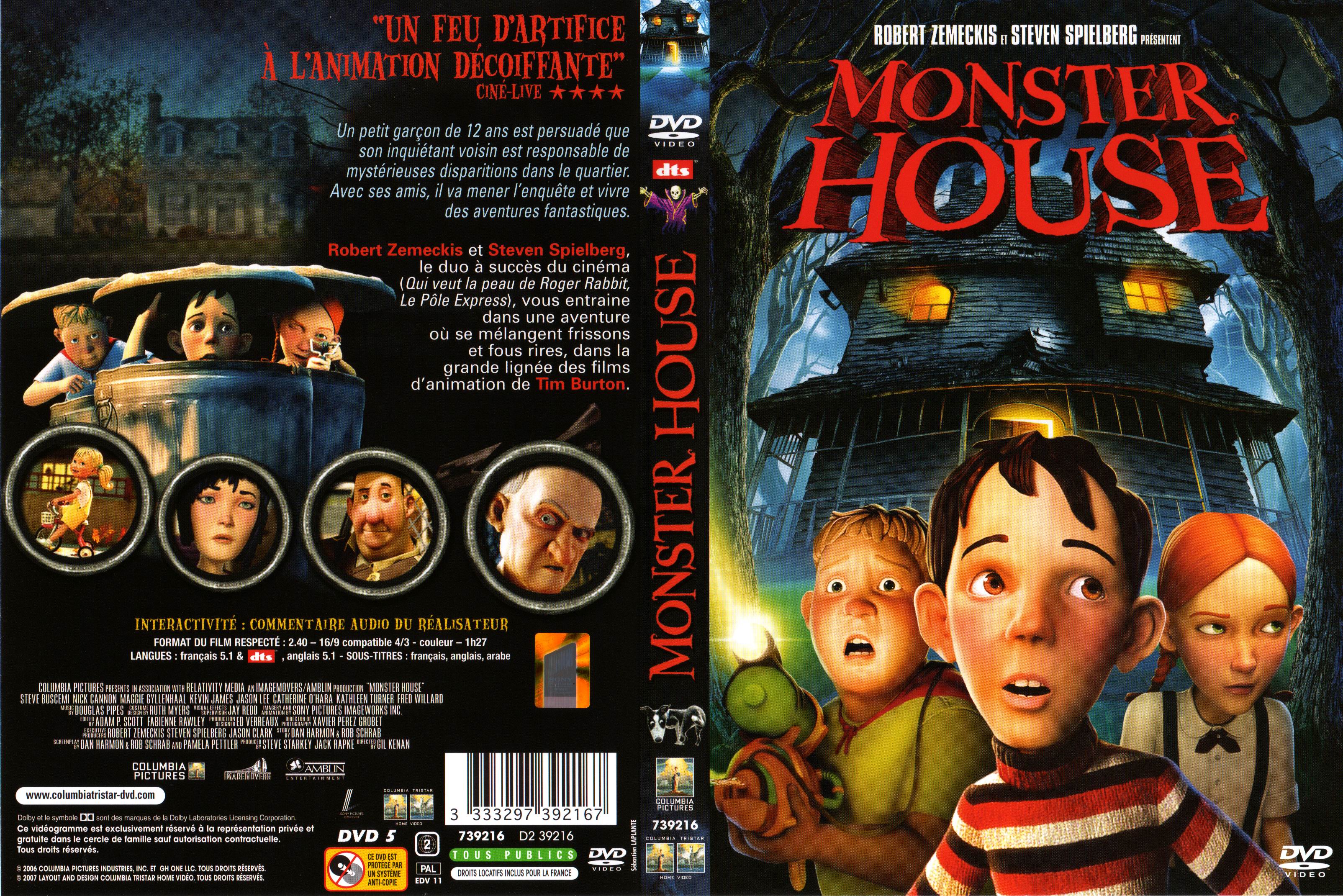 Jaquette DVD Monster house