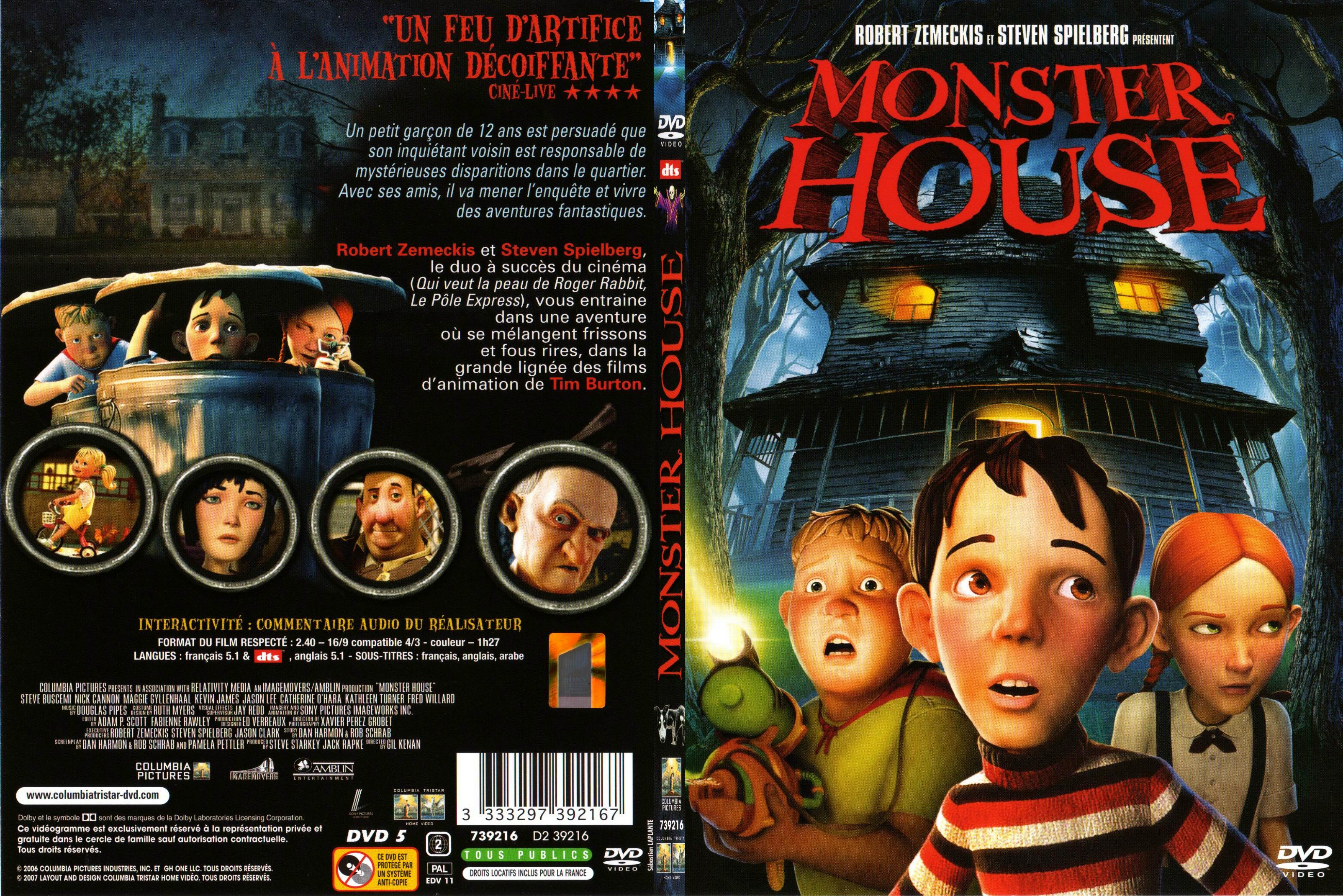 Jaquette DVD Monster house - SLIM v3
