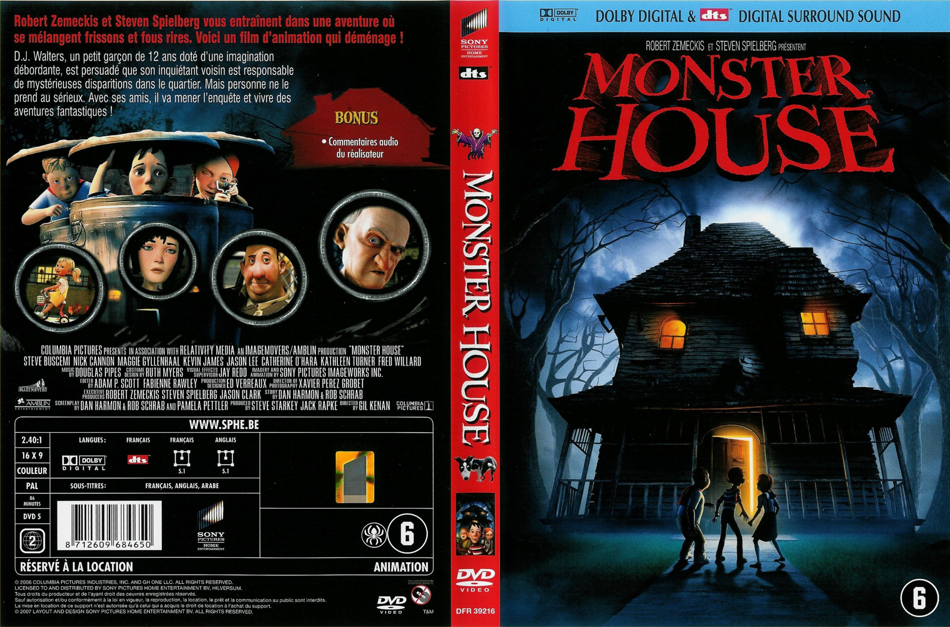Jaquette DVD Monster house v3