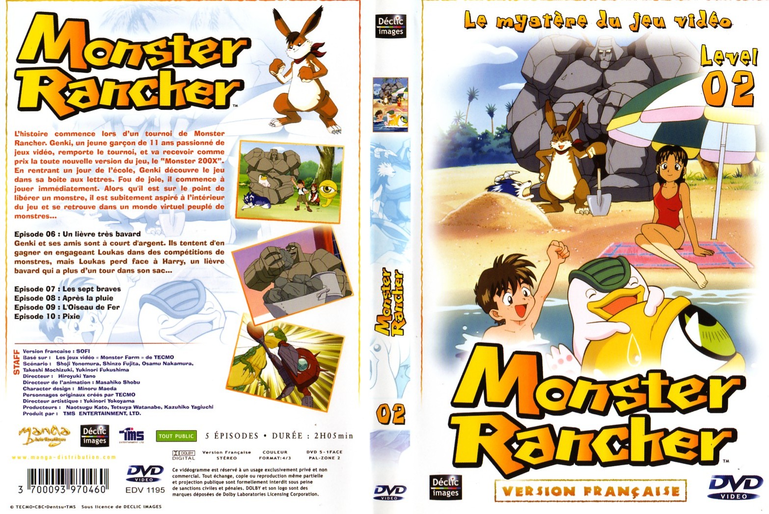 Jaquette DVD Monster rancher vol 2