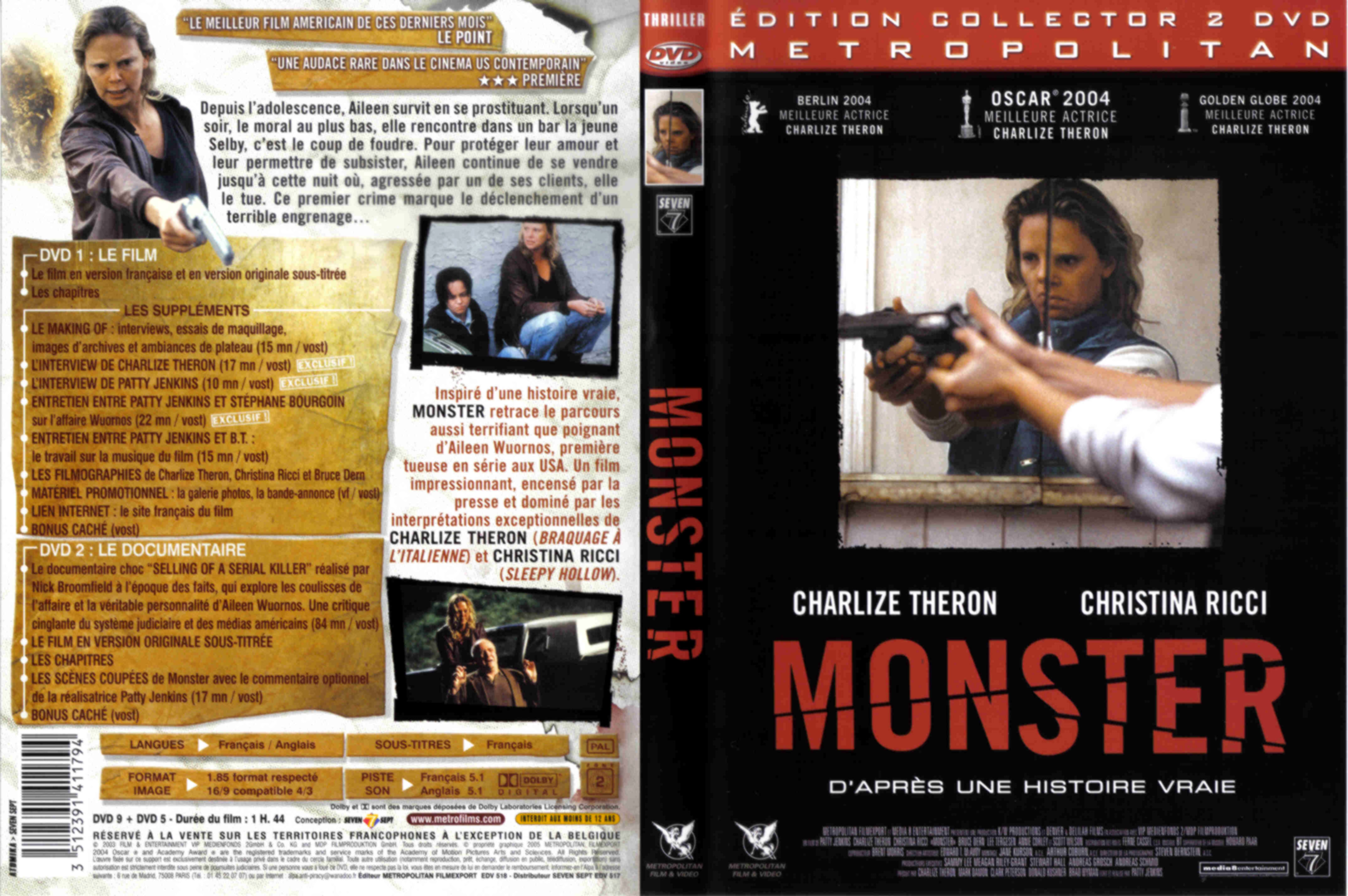 Jaquette DVD Monster v3