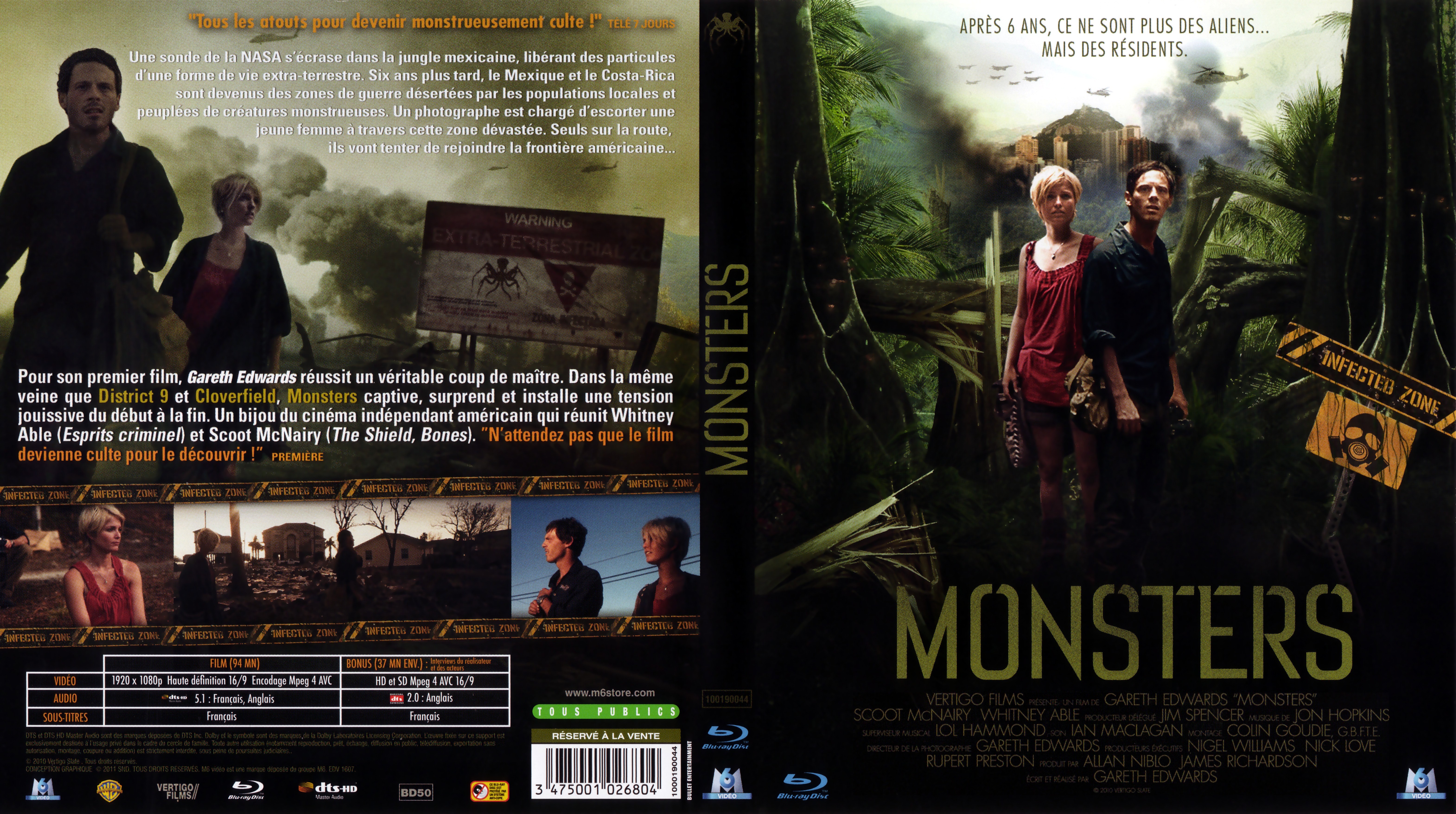 Jaquette DVD Monsters (BLU-RAY)