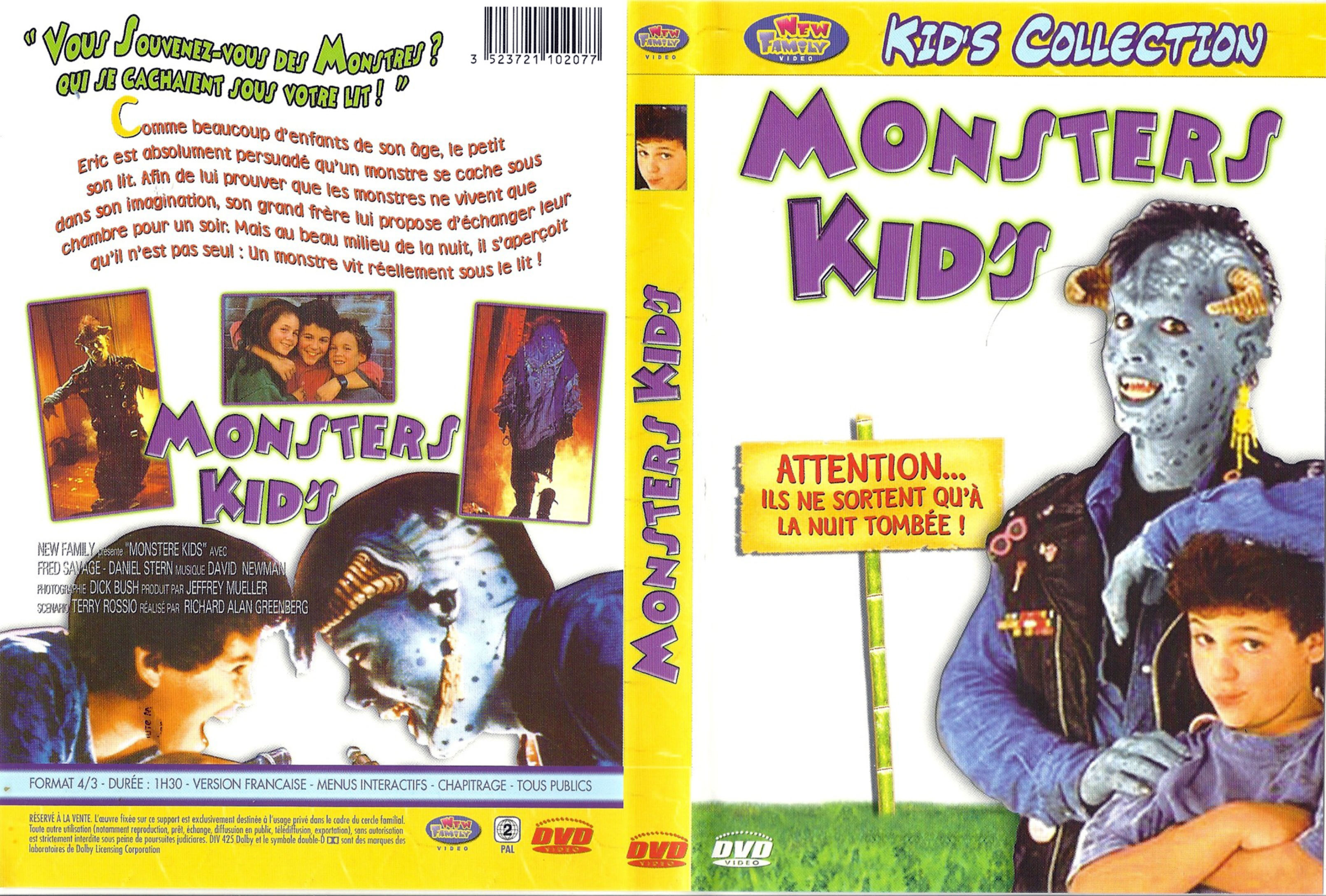 Jaquette DVD Monsters kid