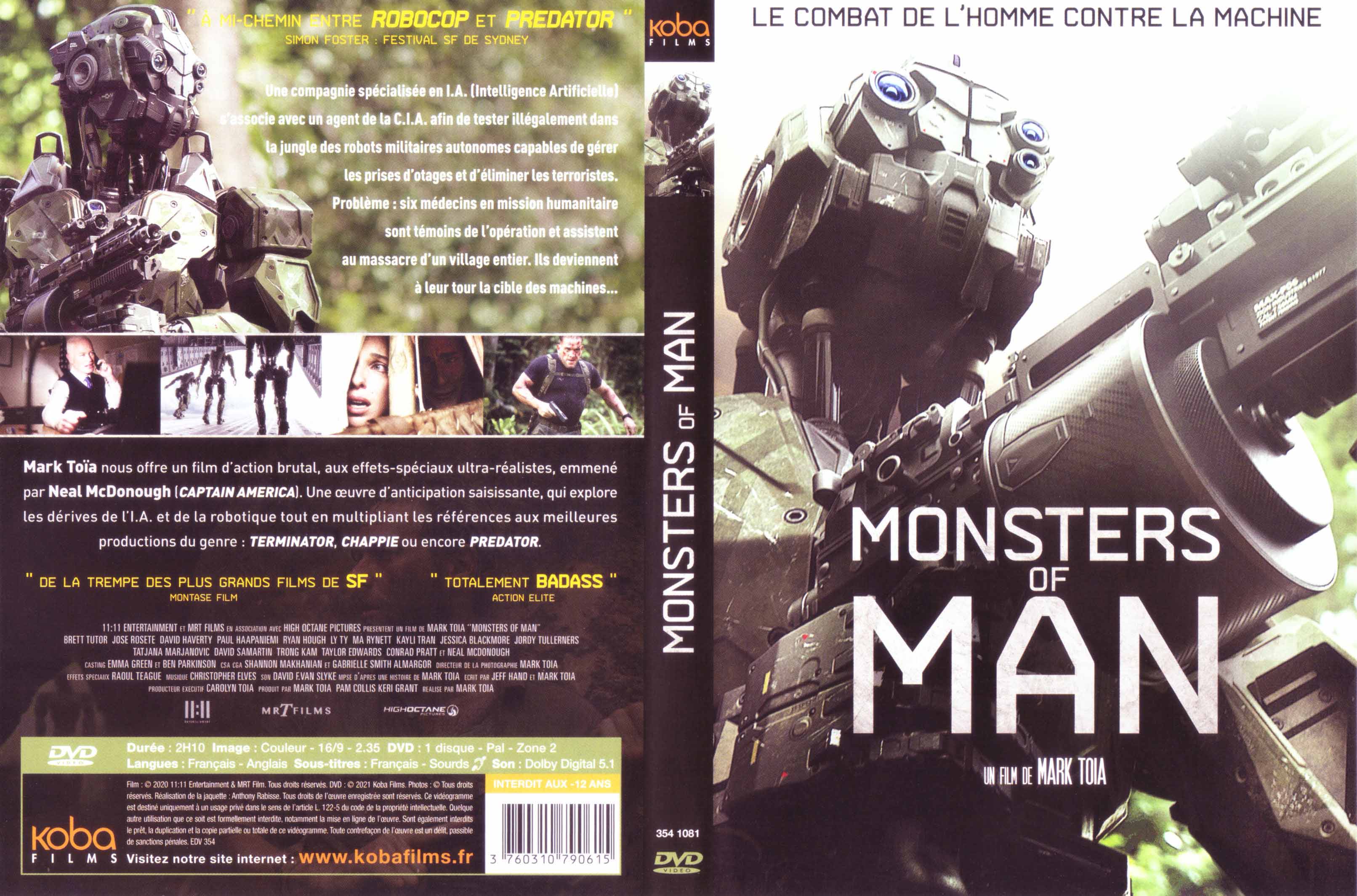 Jaquette DVD Monsters of man