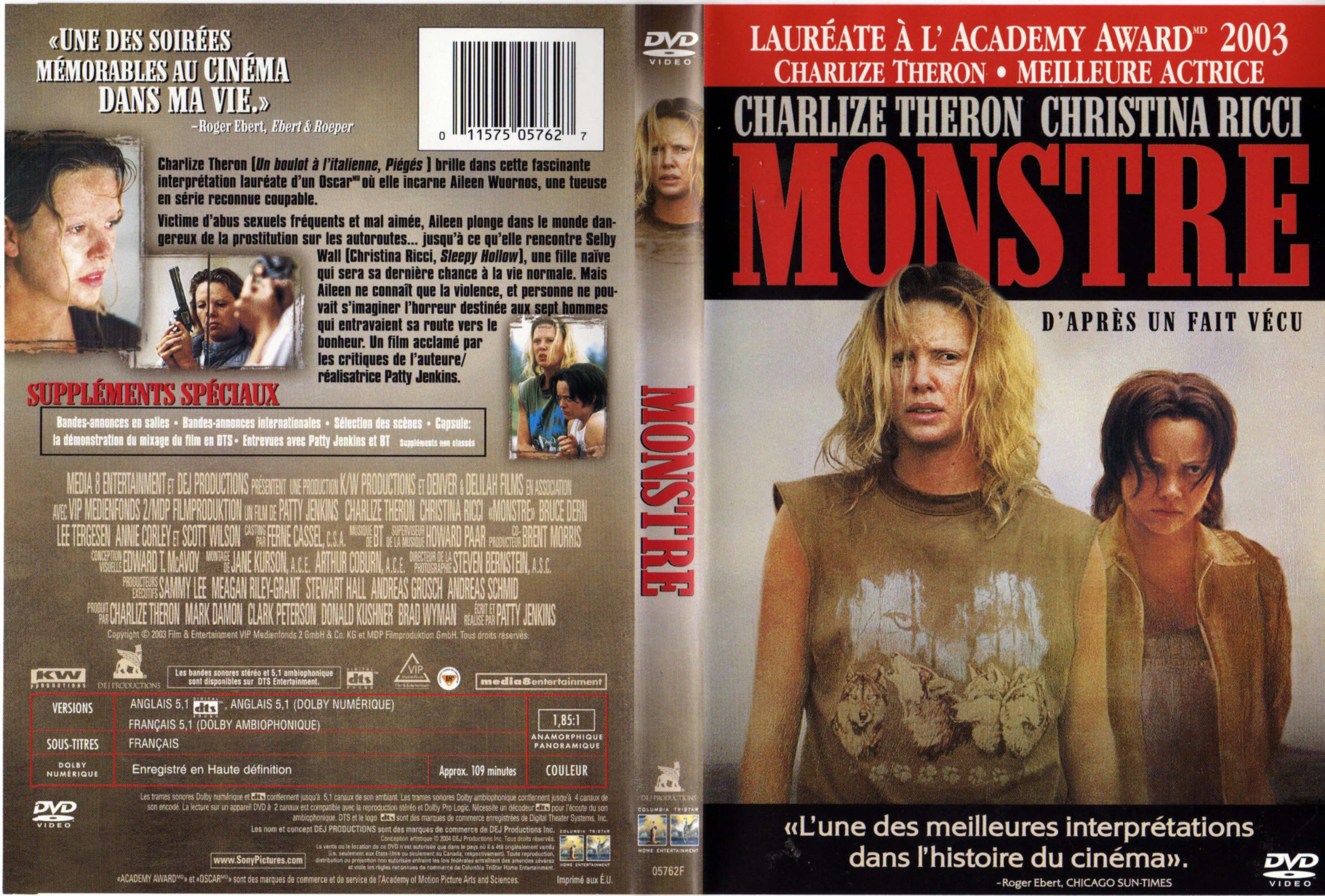 Jaquette DVD Monstre