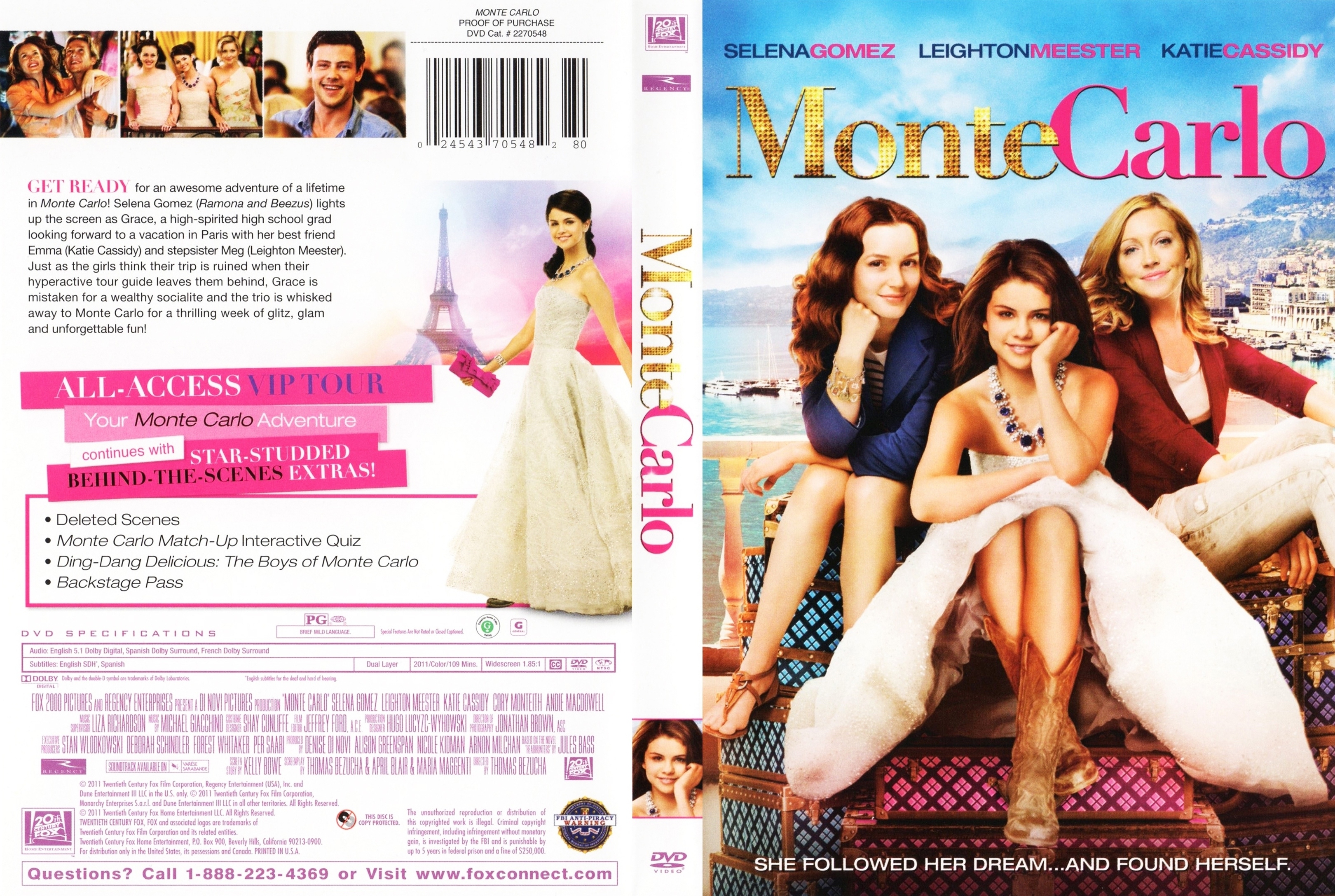 Jaquette DVD Monte Carlo Zone 1