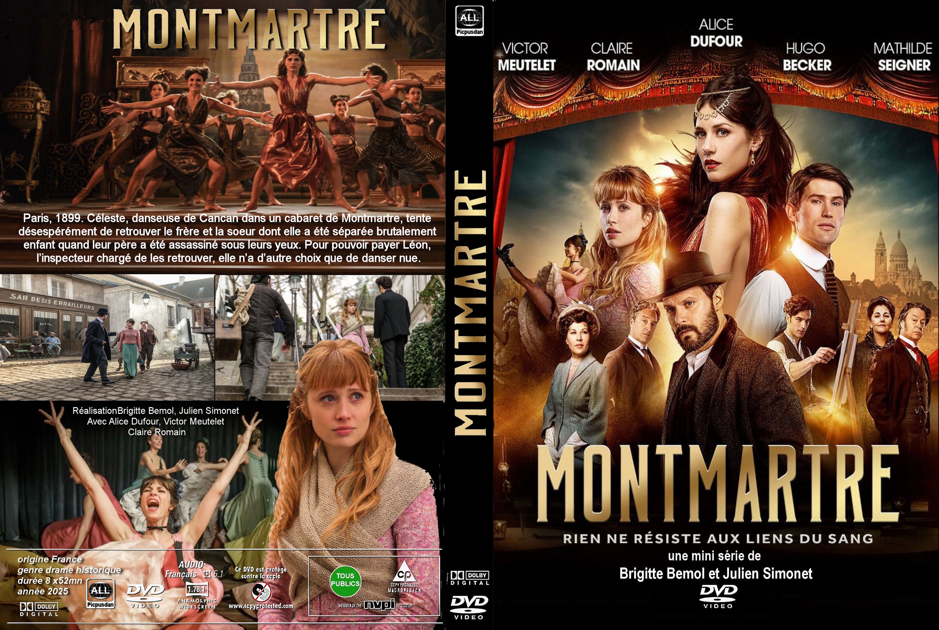 Jaquette DVD Montmartre custom