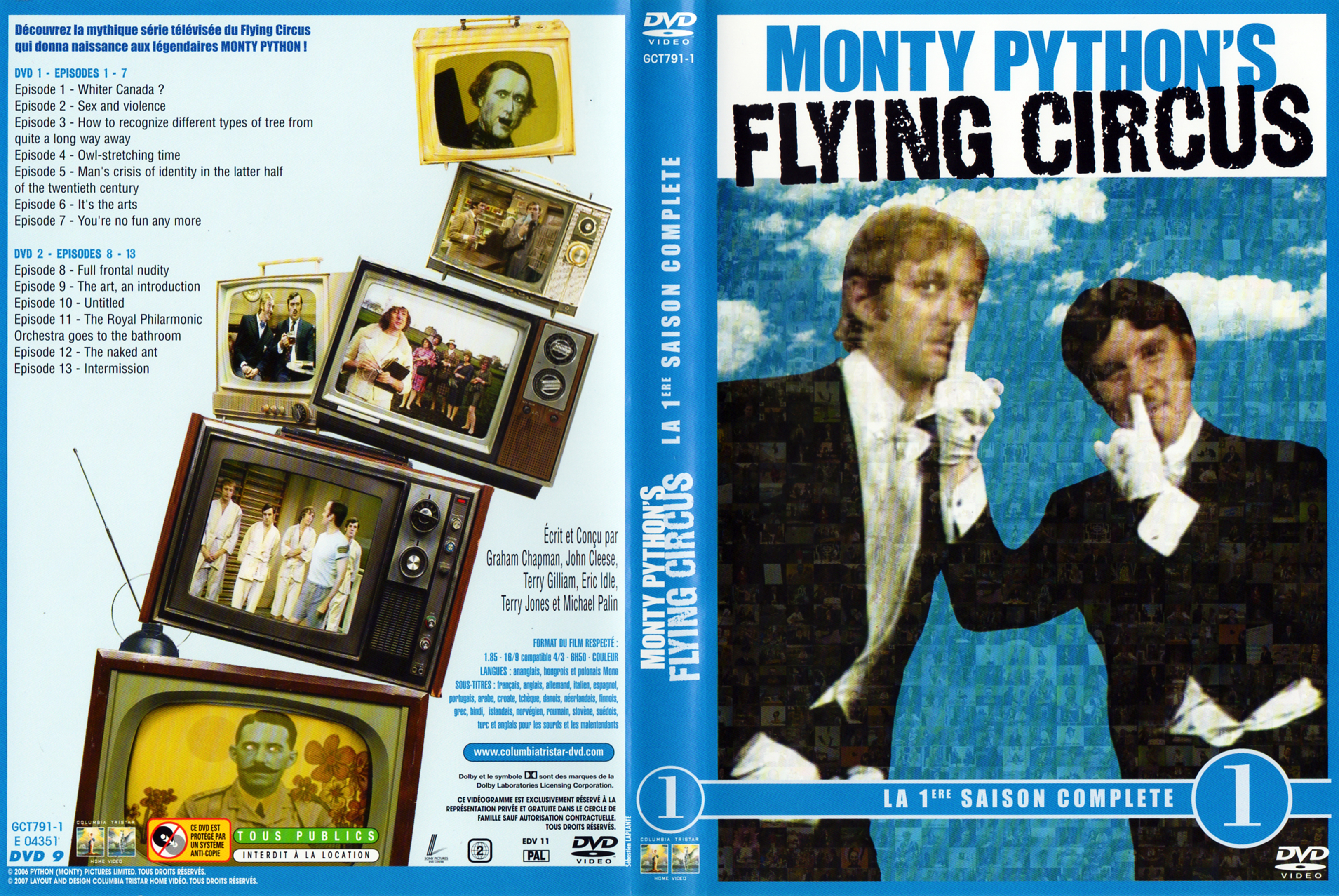 Jaquette DVD Monty Python - flying circus Saison 1