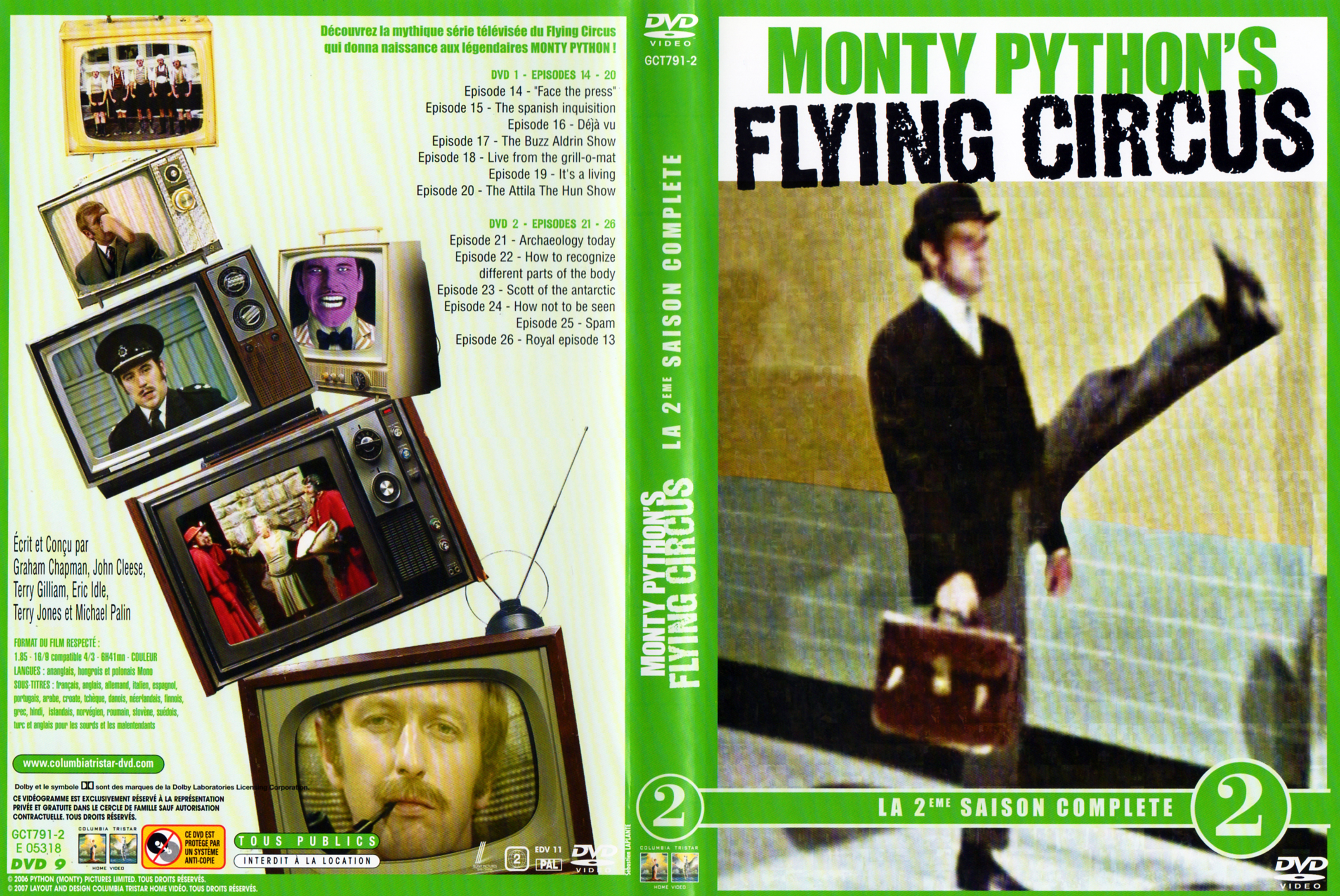 Jaquette DVD Monty Python - flying circus Saison 2