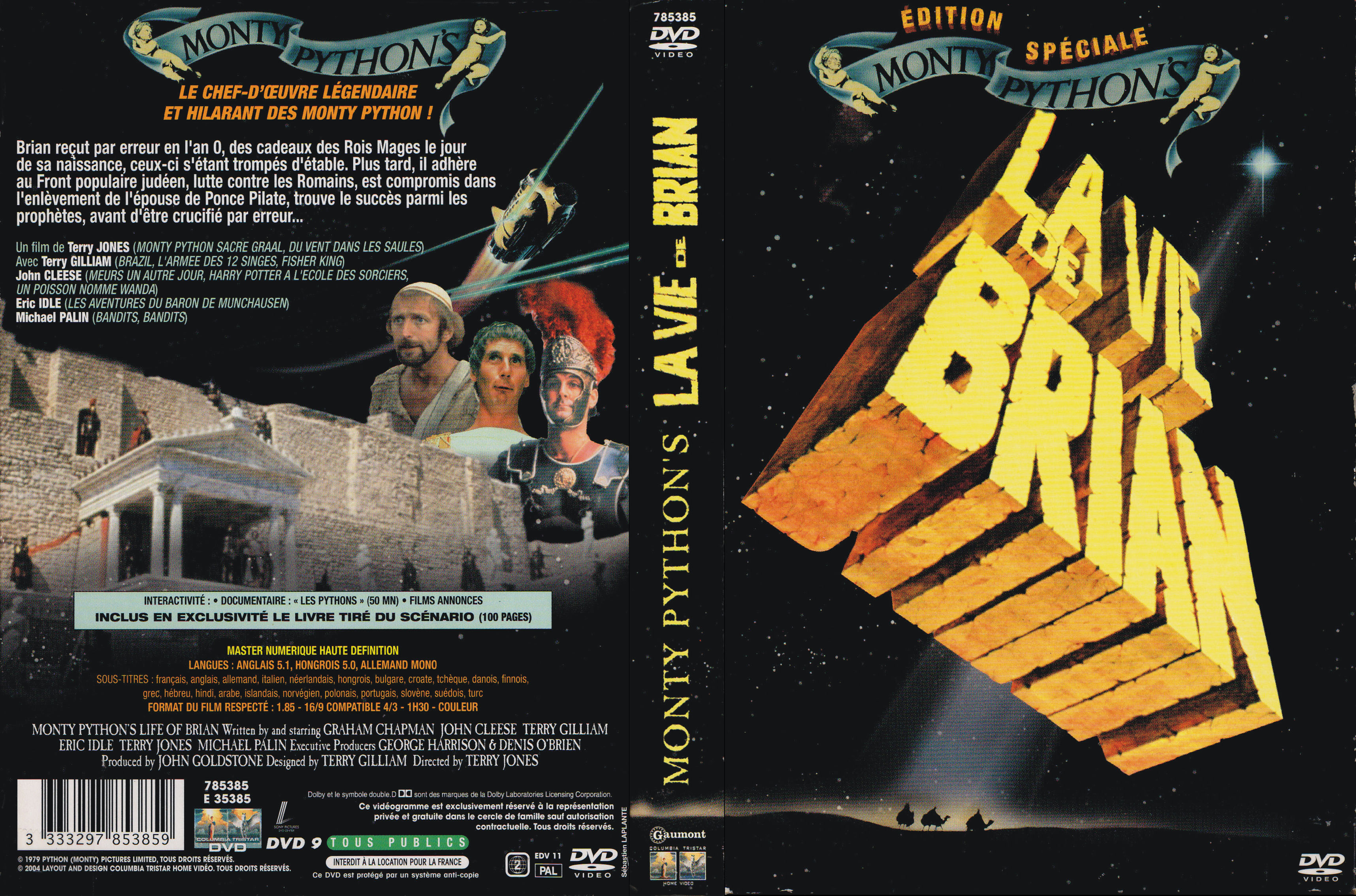 Jaquette DVD Monty Python