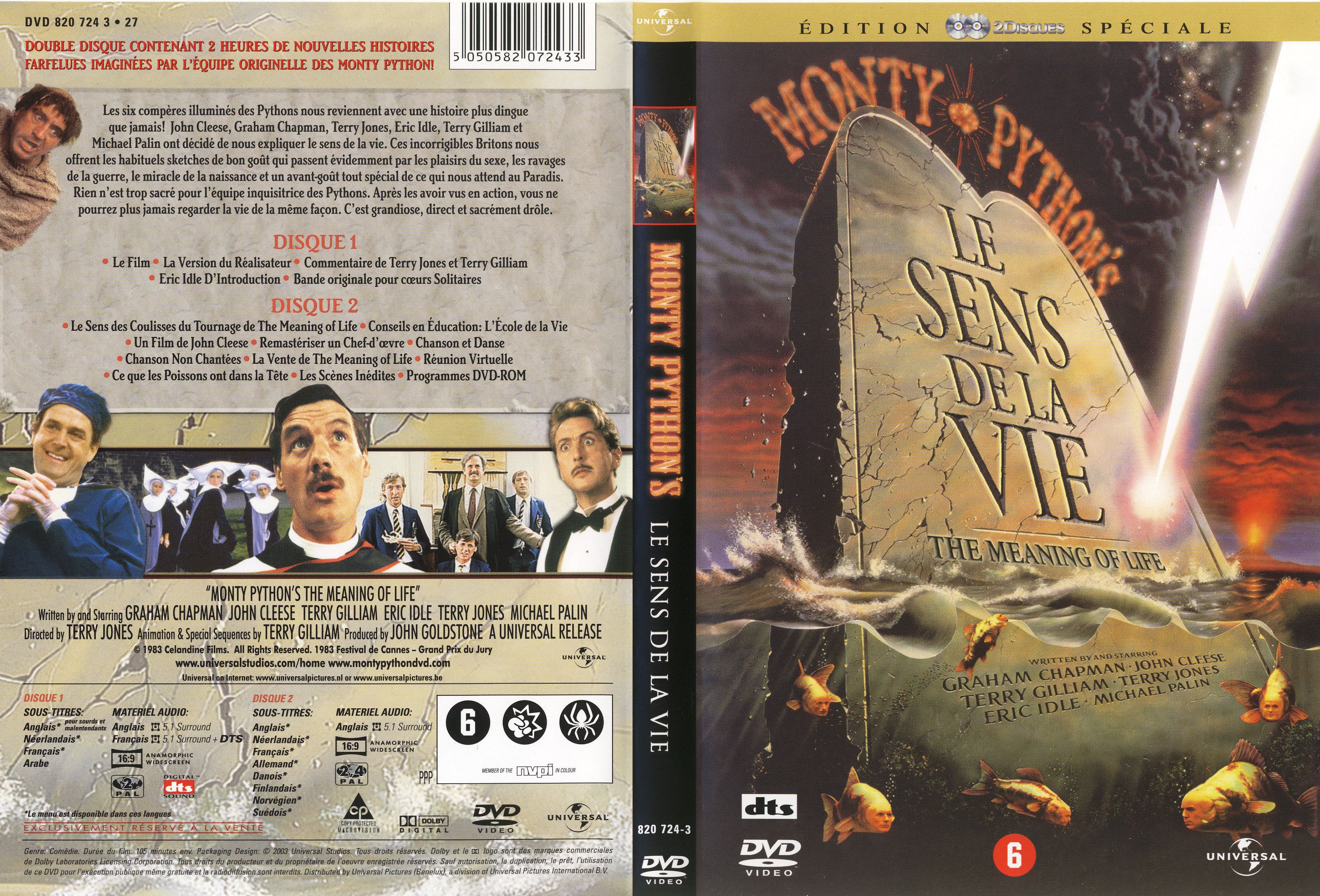 Jaquette DVD Monty python - le sens de la vie
