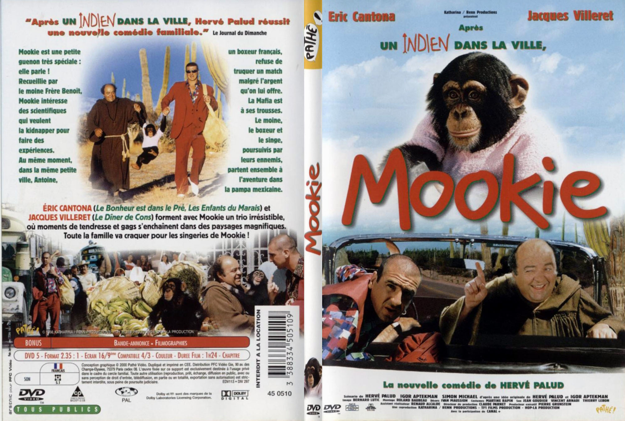 Jaquette DVD Mookie - SLIM