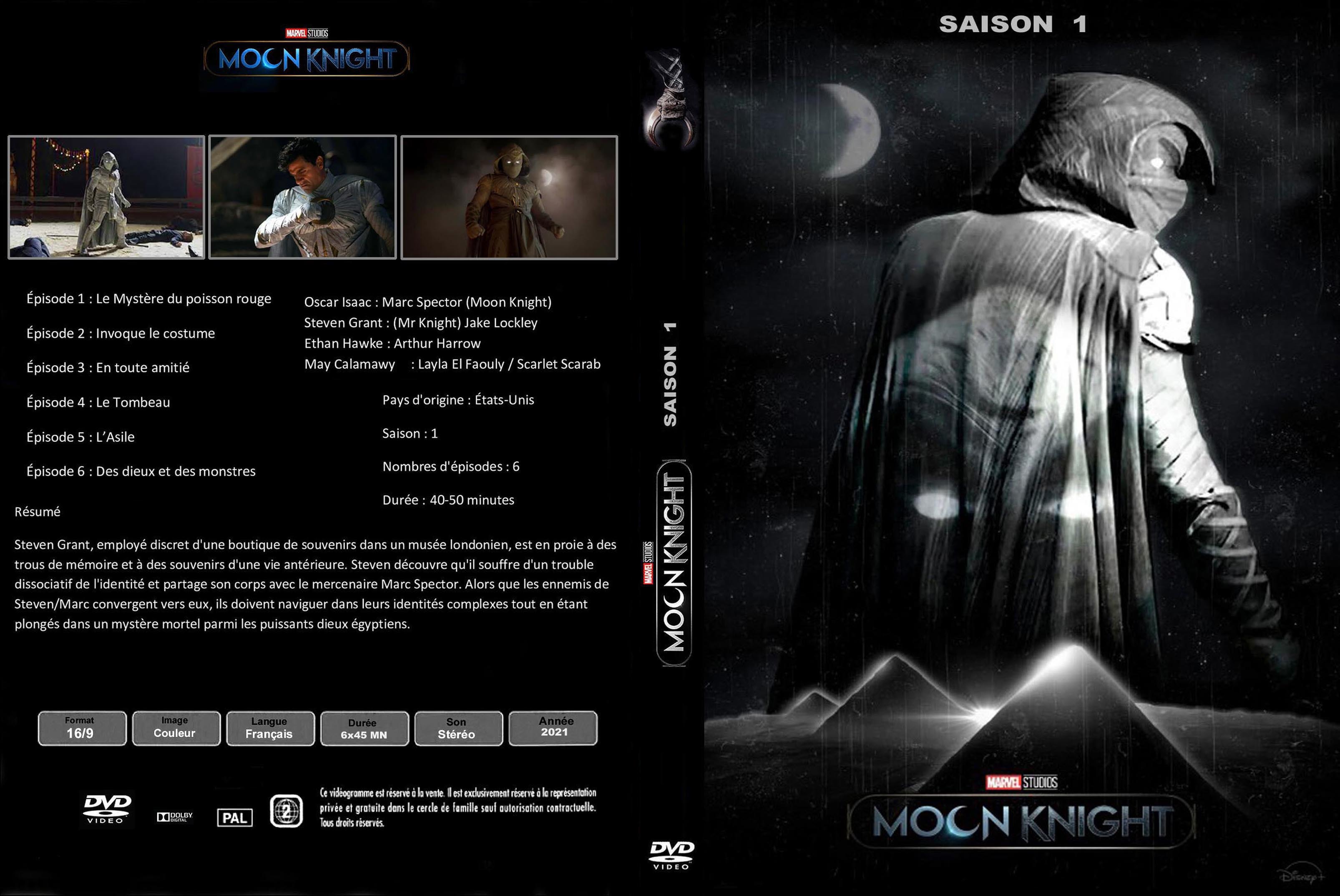 Jaquette DVD Moon Knight saison 1 custom
