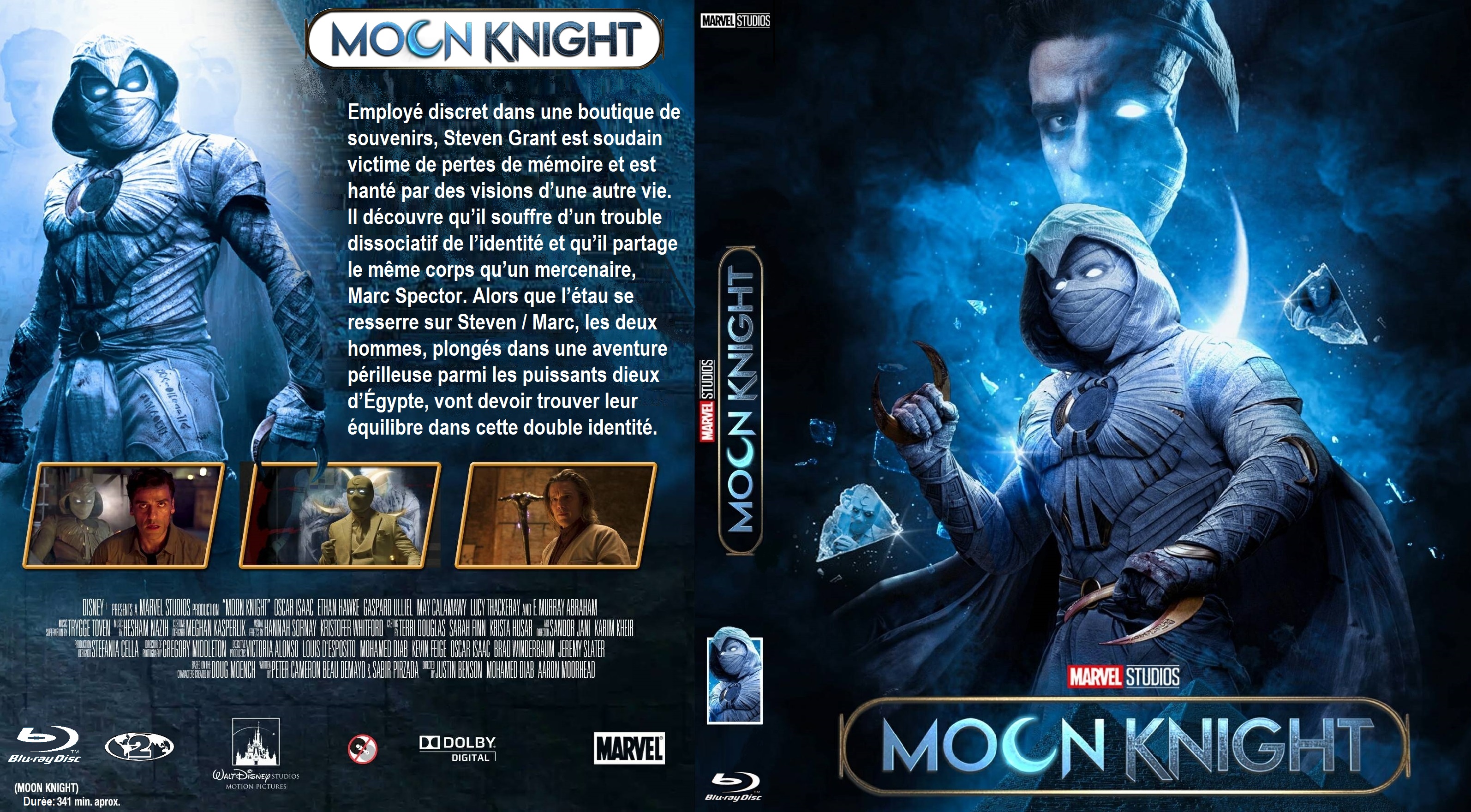 Jaquette DVD Moon Knight saison 1 custom (BLU-RAY)