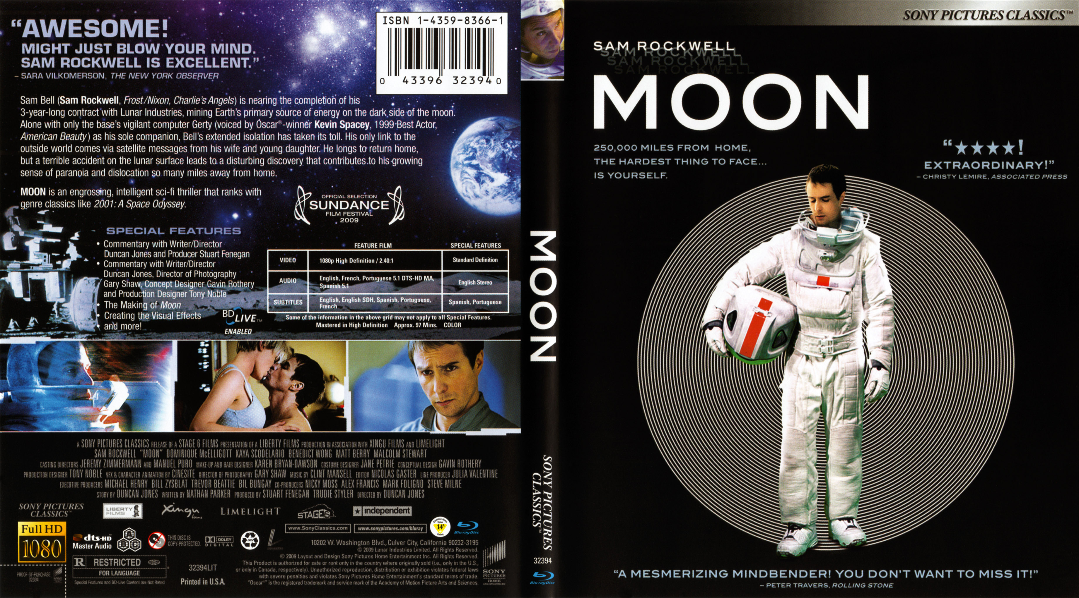 Jaquette DVD Moon Zone 1 (BLU-RAY)