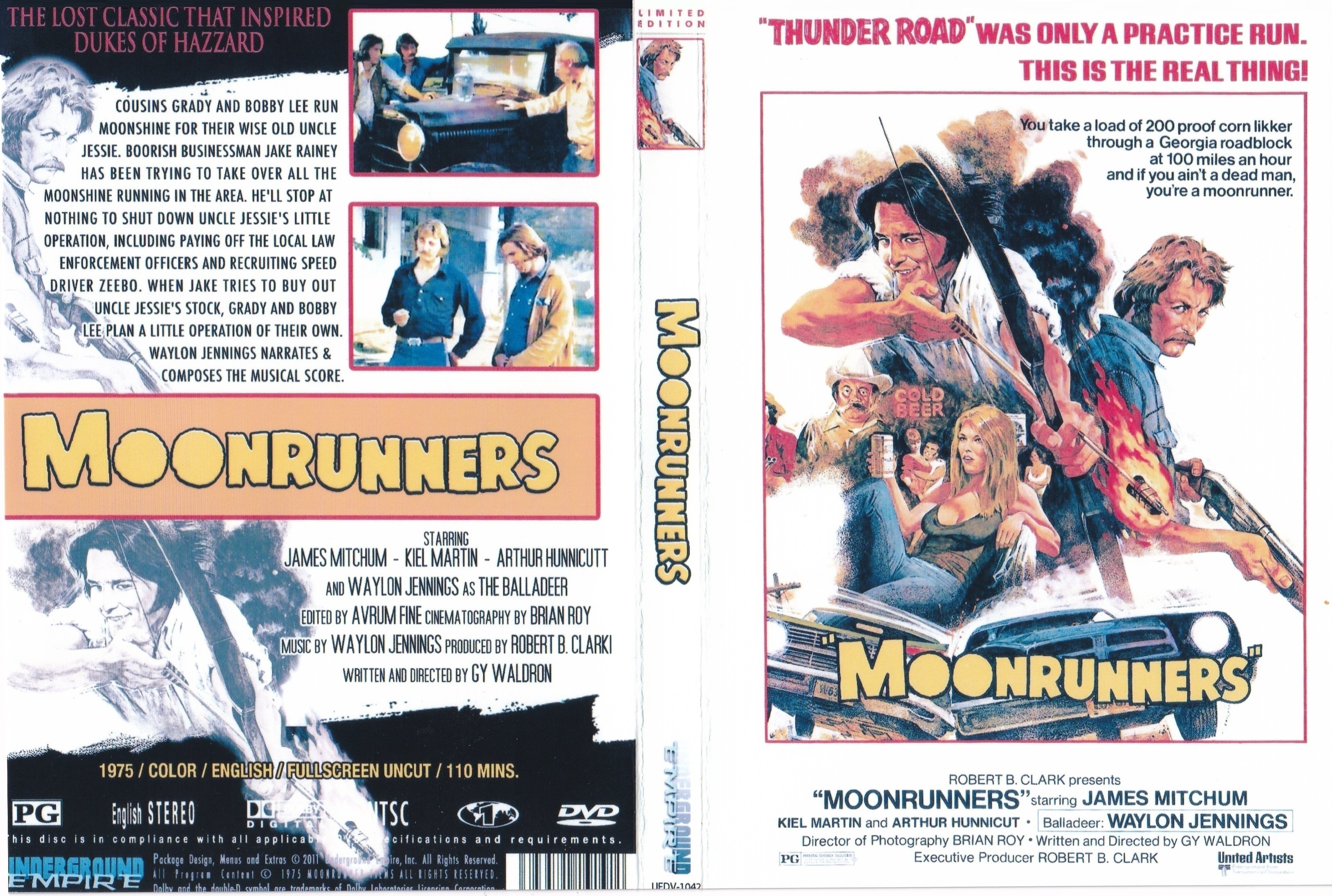 Jaquette DVD Moonrunners custom