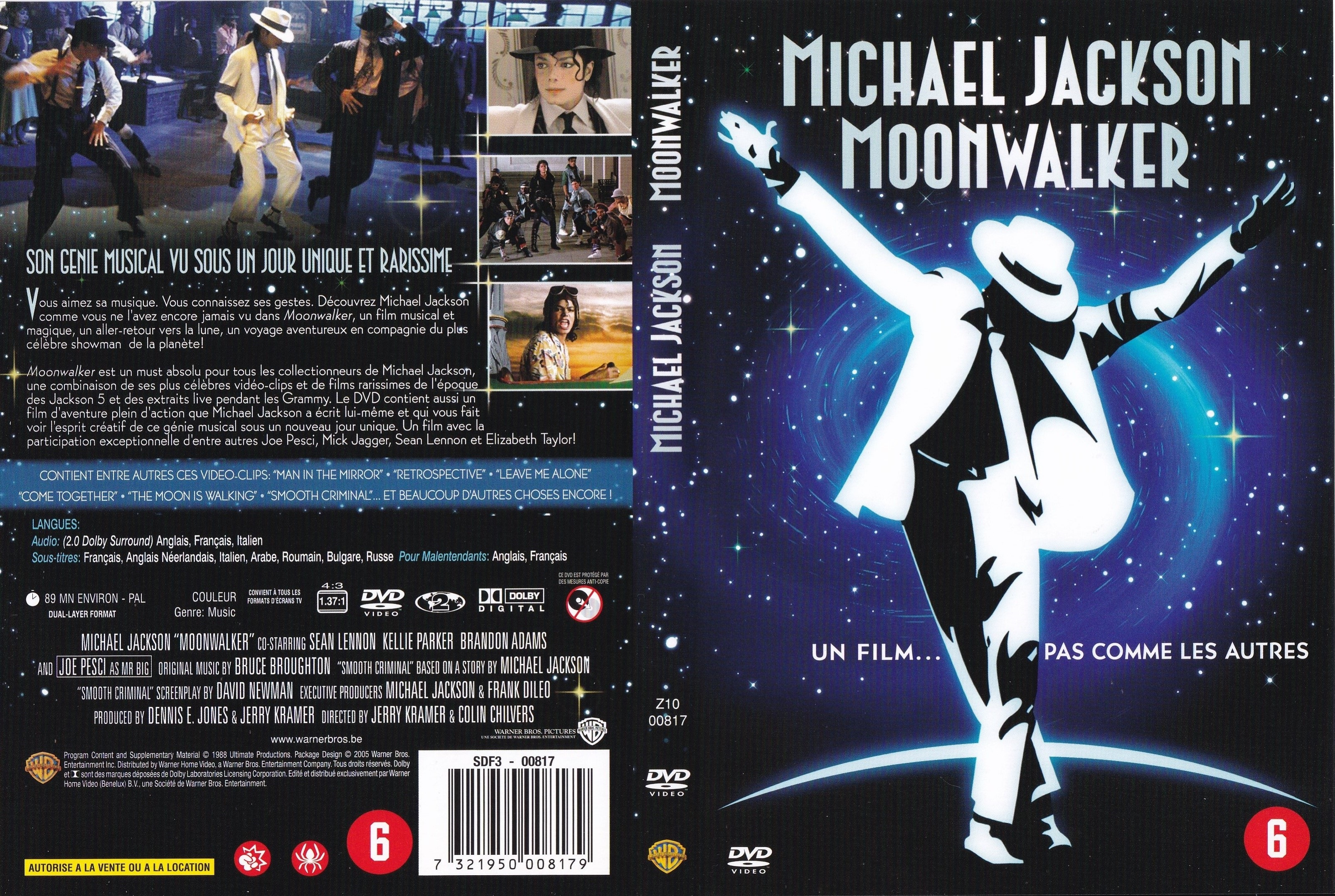 Jaquette DVD Moonwalker