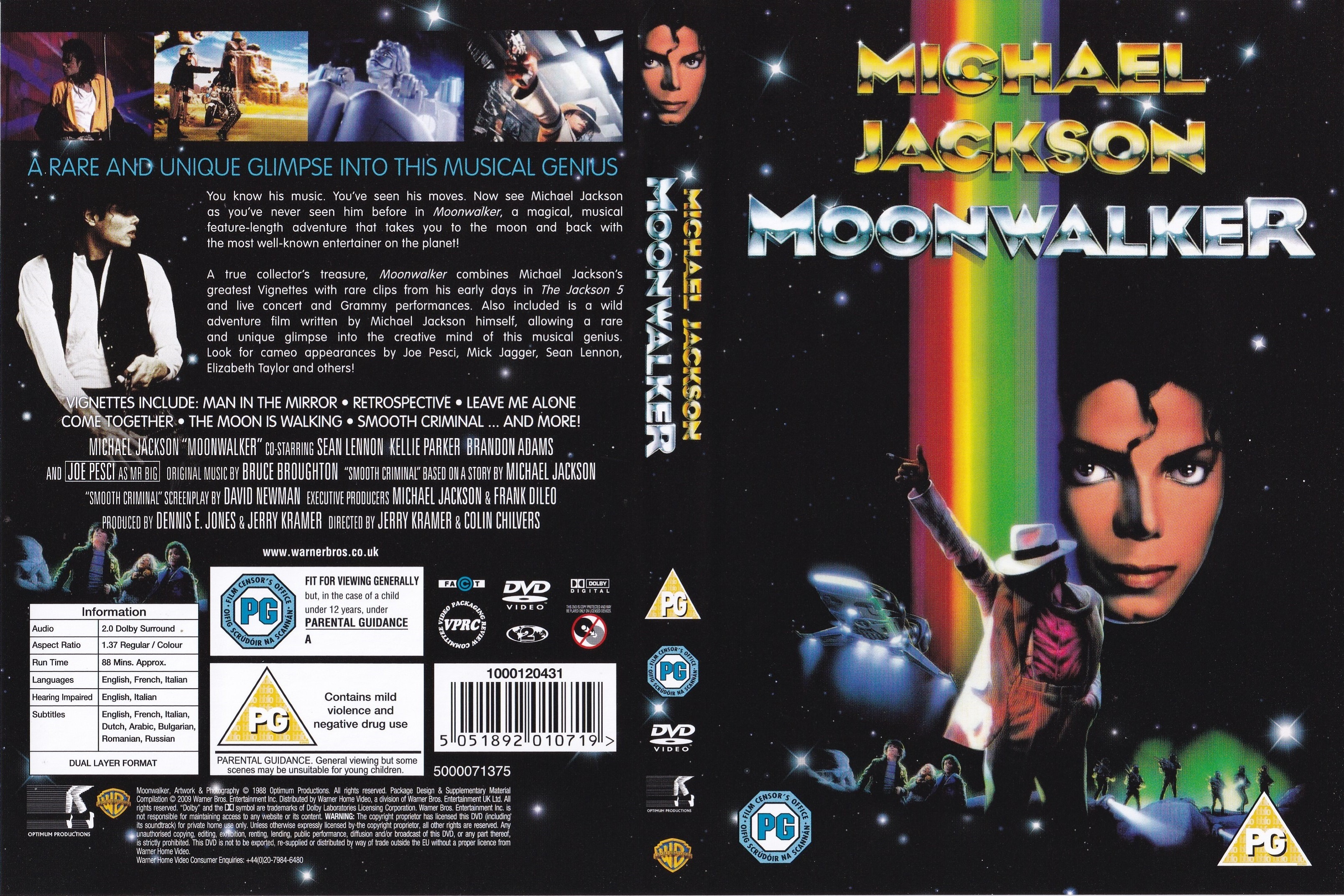 Jaquette DVD Moonwalker v2