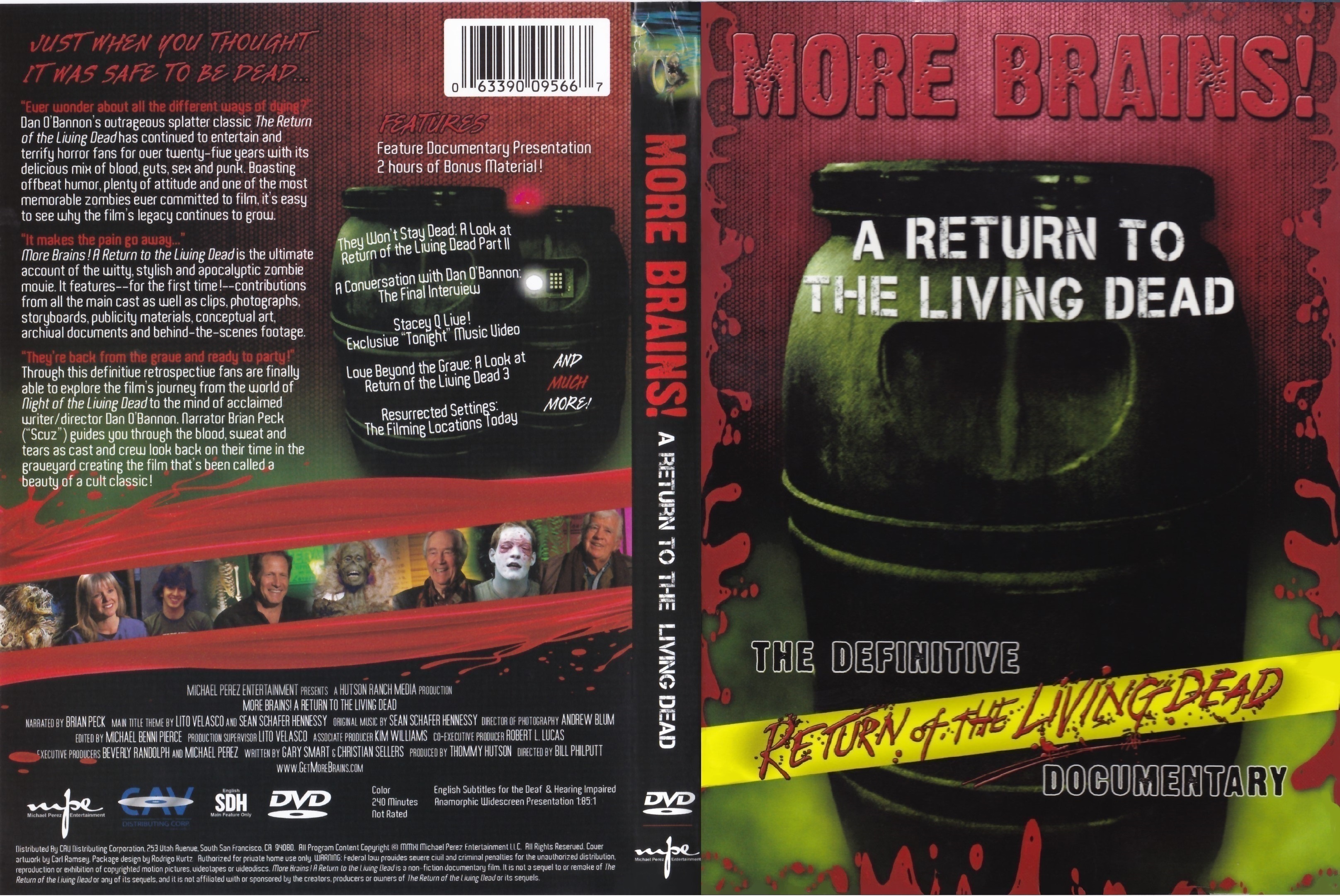 Jaquette DVD More Brains! A Return to the Living Dead Zone 1 v2