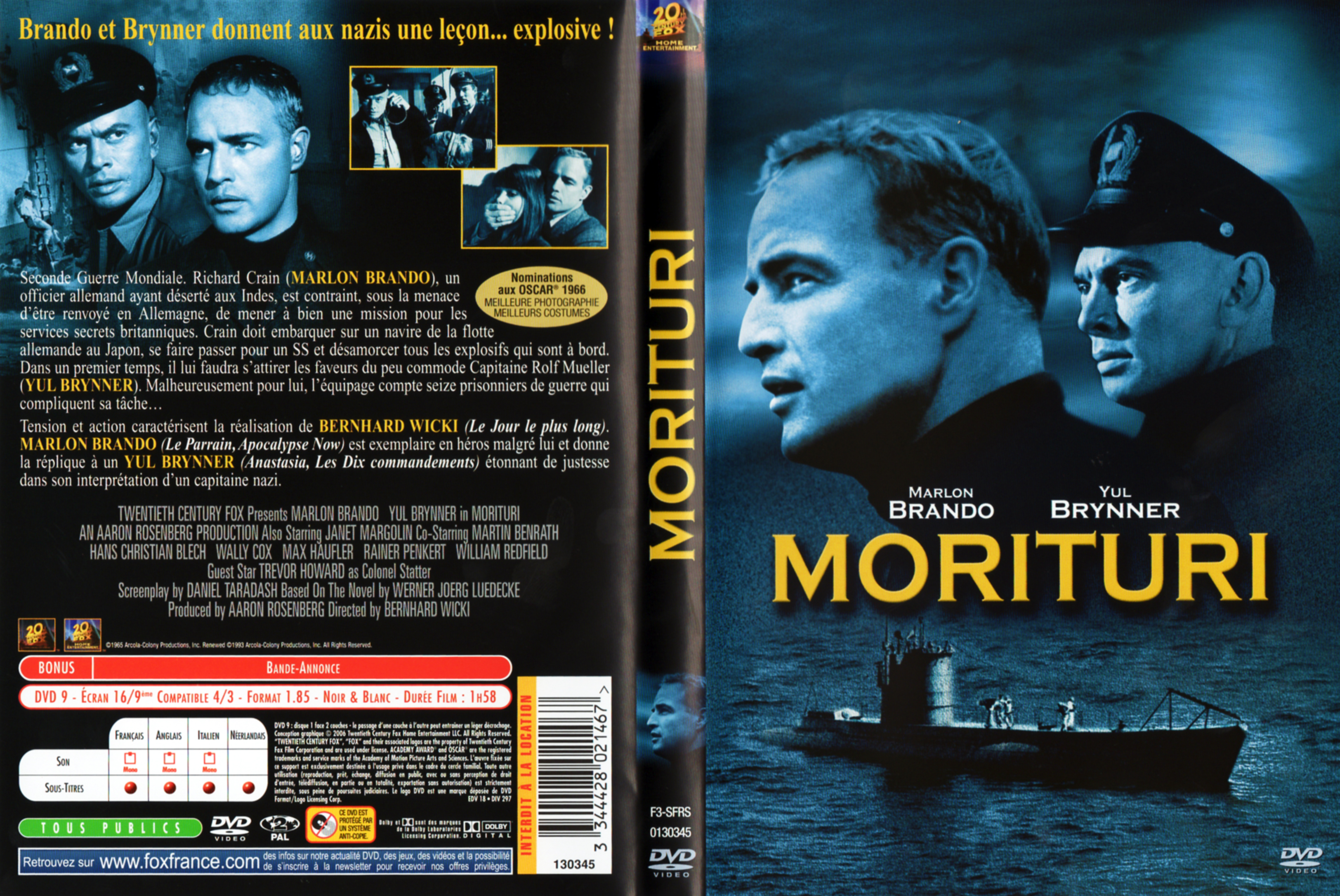 Jaquette DVD Morituri