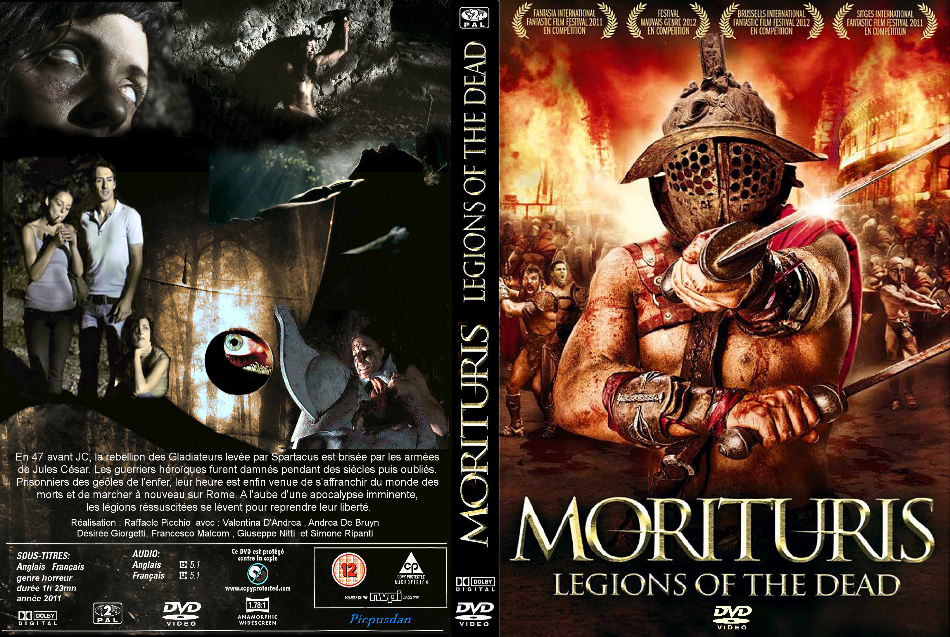 Jaquette DVD Morituris Legions of the dead custom