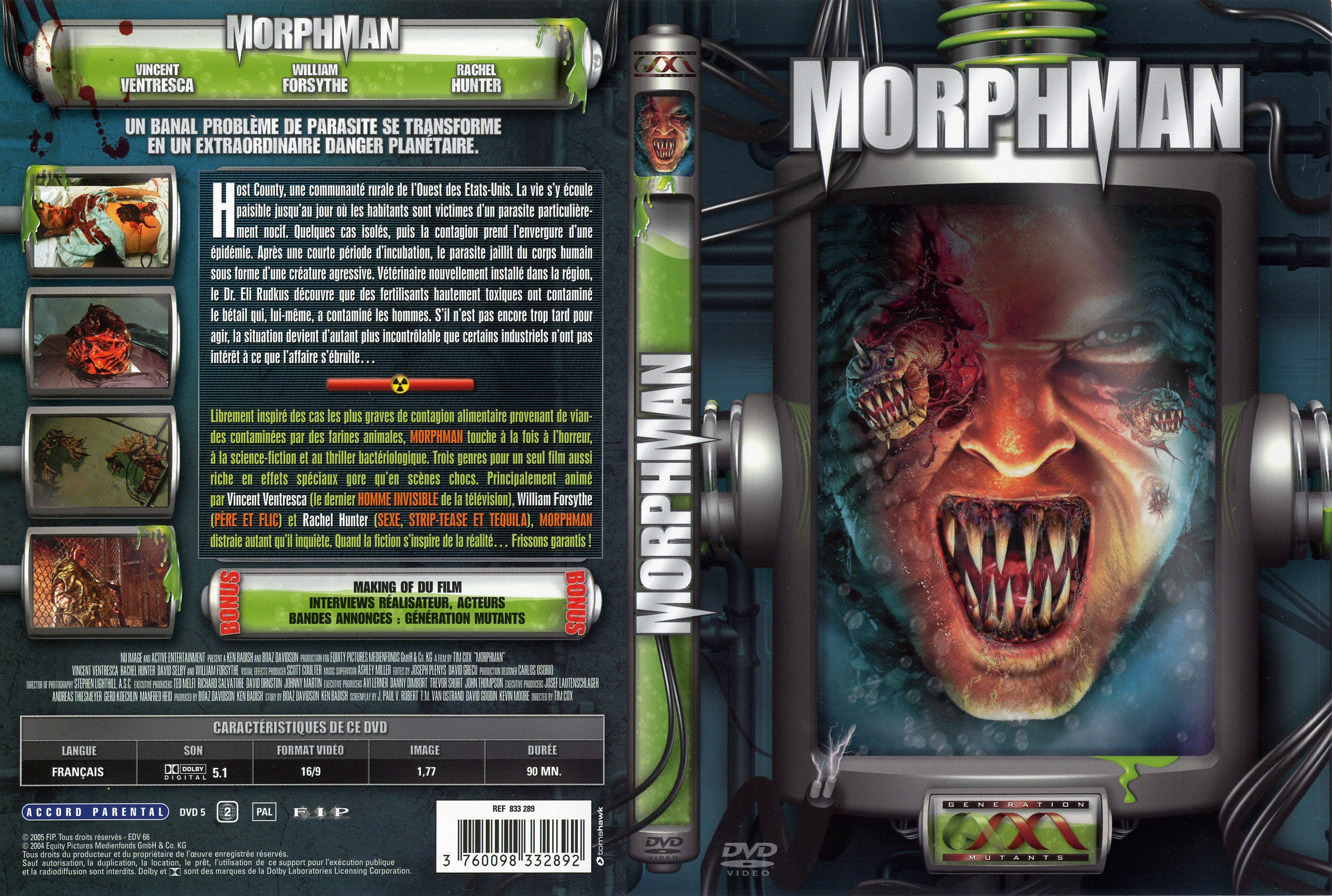 Jaquette DVD Morphman