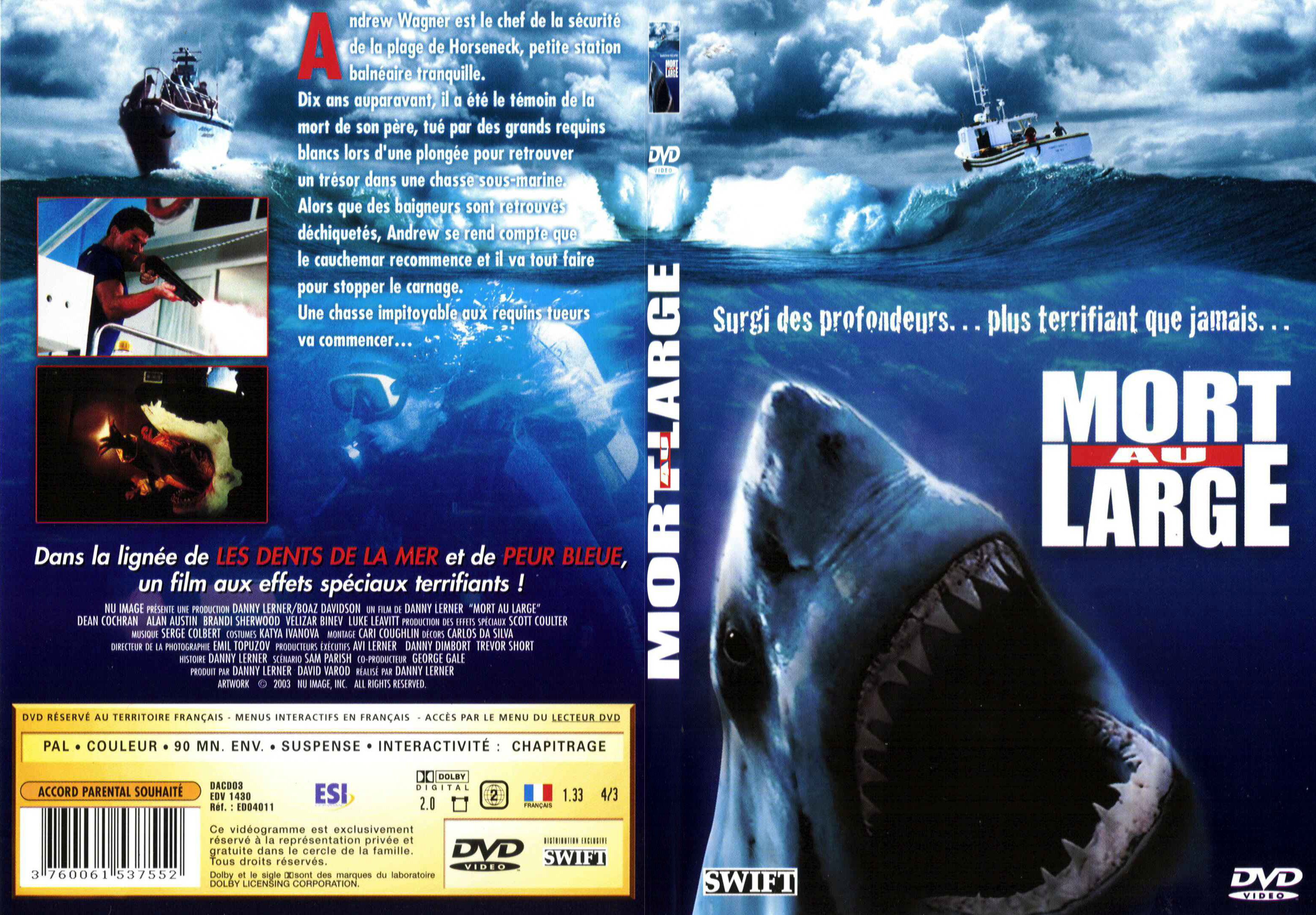 Jaquette DVD Mort au large - SLIM