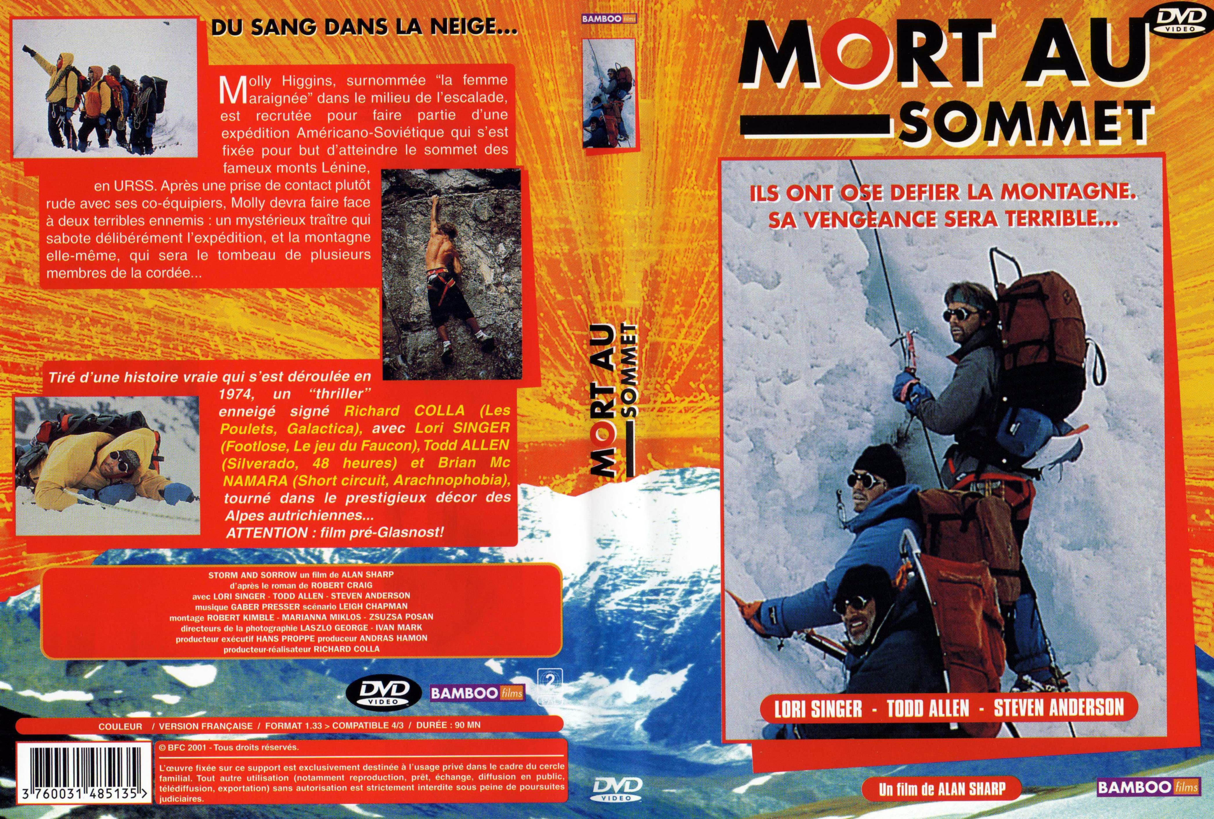 Jaquette DVD Mort au sommet v2