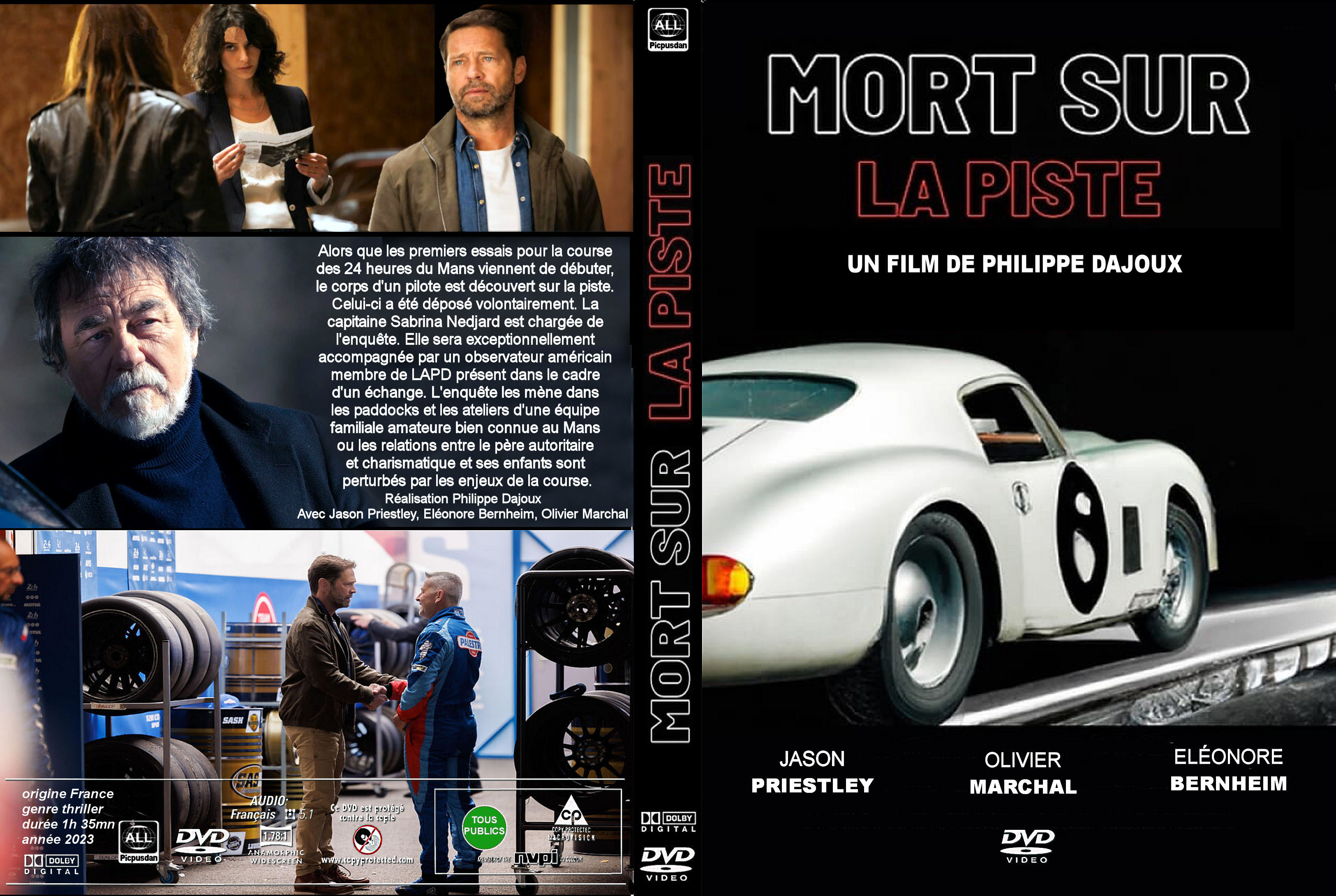 Jaquette DVD Mort sur la piste custom