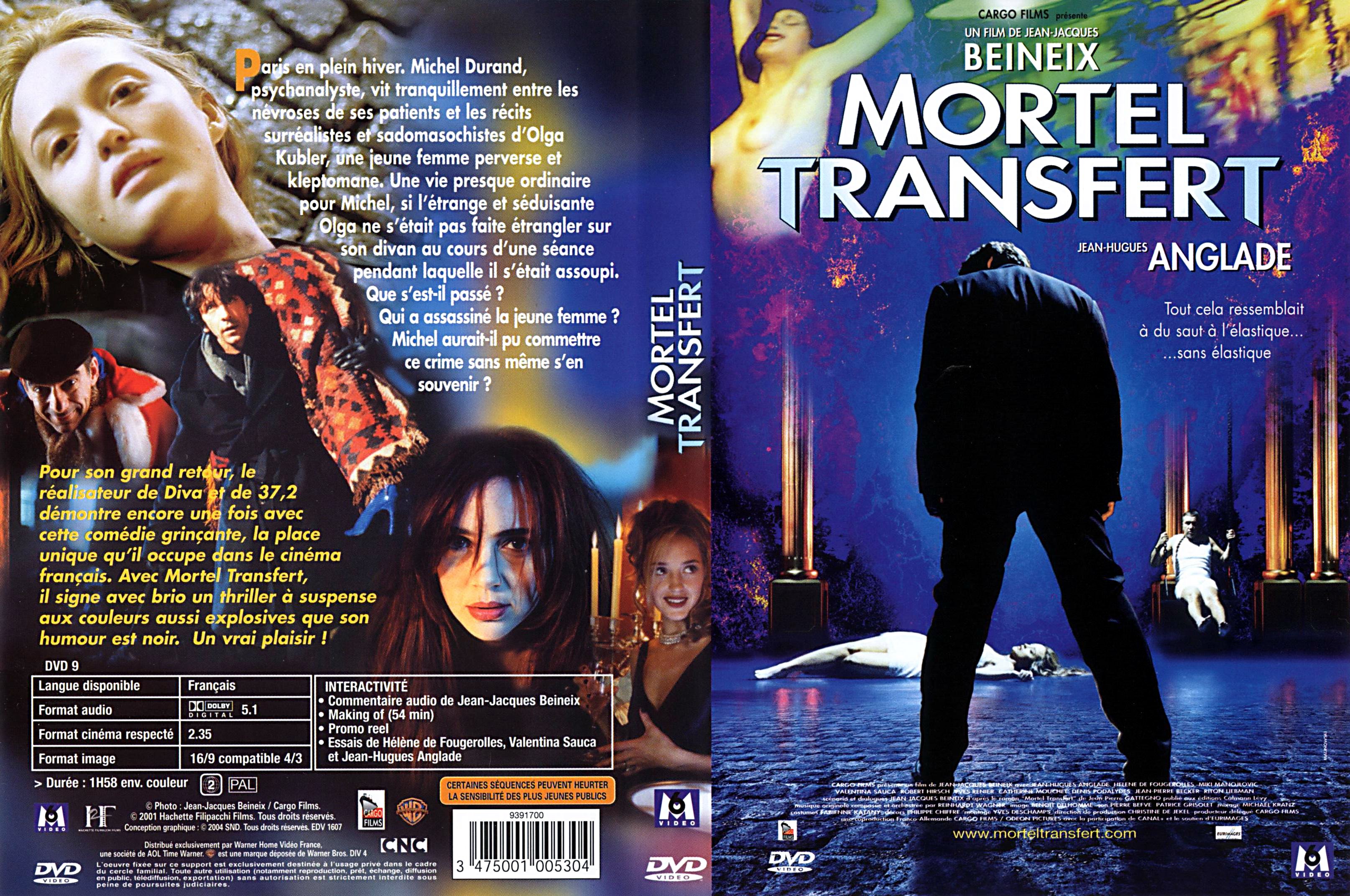 Jaquette DVD Mortel transfert