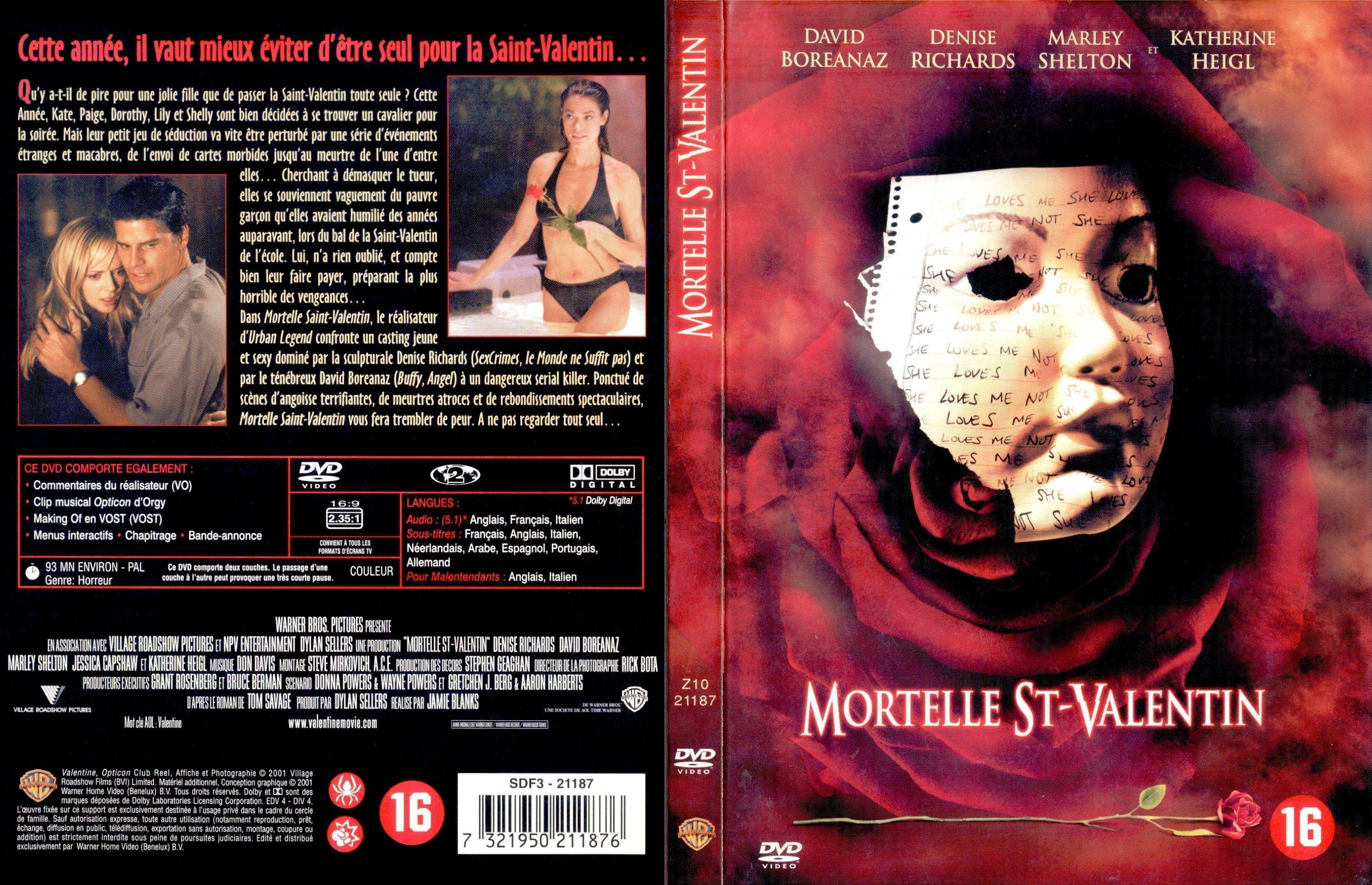 Jaquette DVD Mortelle Saint Valentin v2