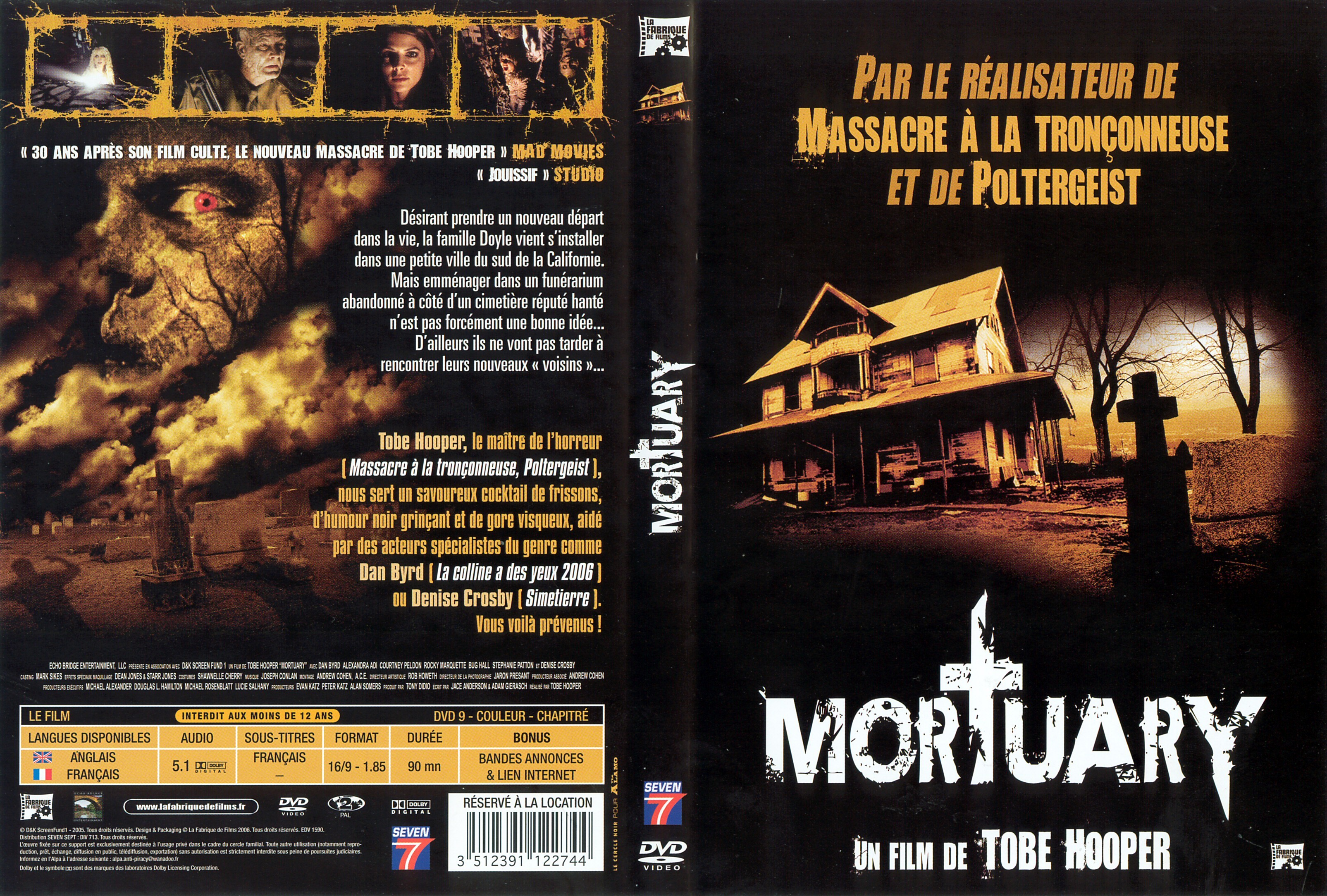Jaquette DVD Mortuary