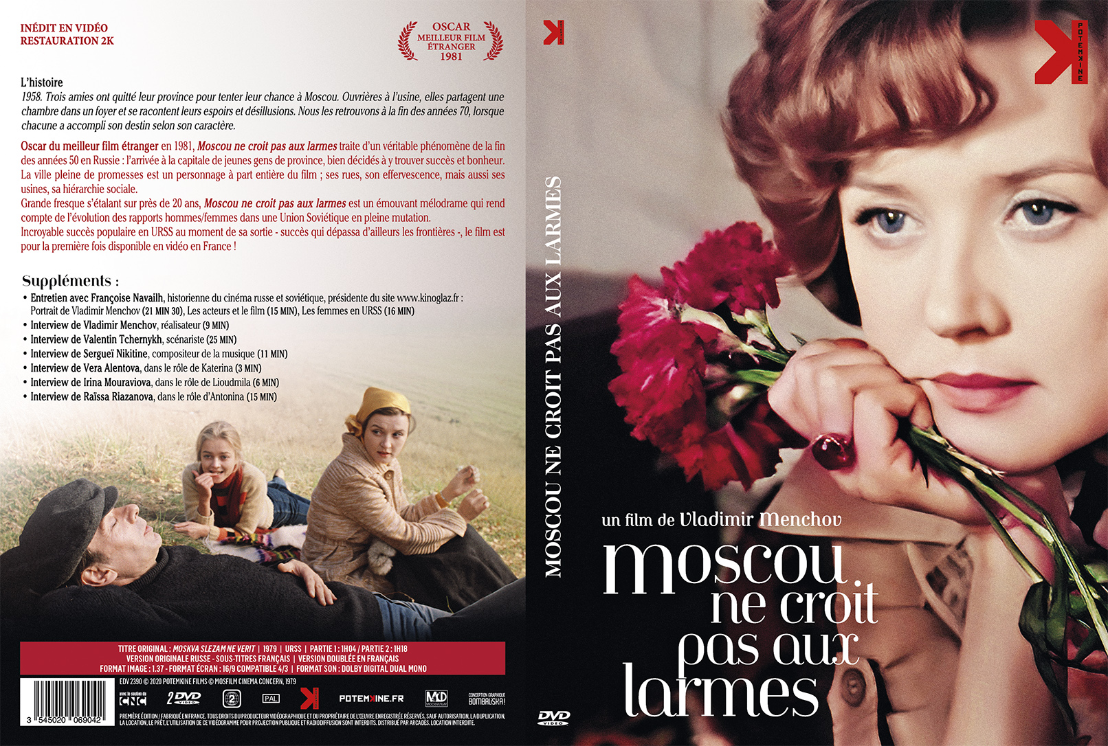 Jaquette DVD Moscou ne croit pas aux larmes