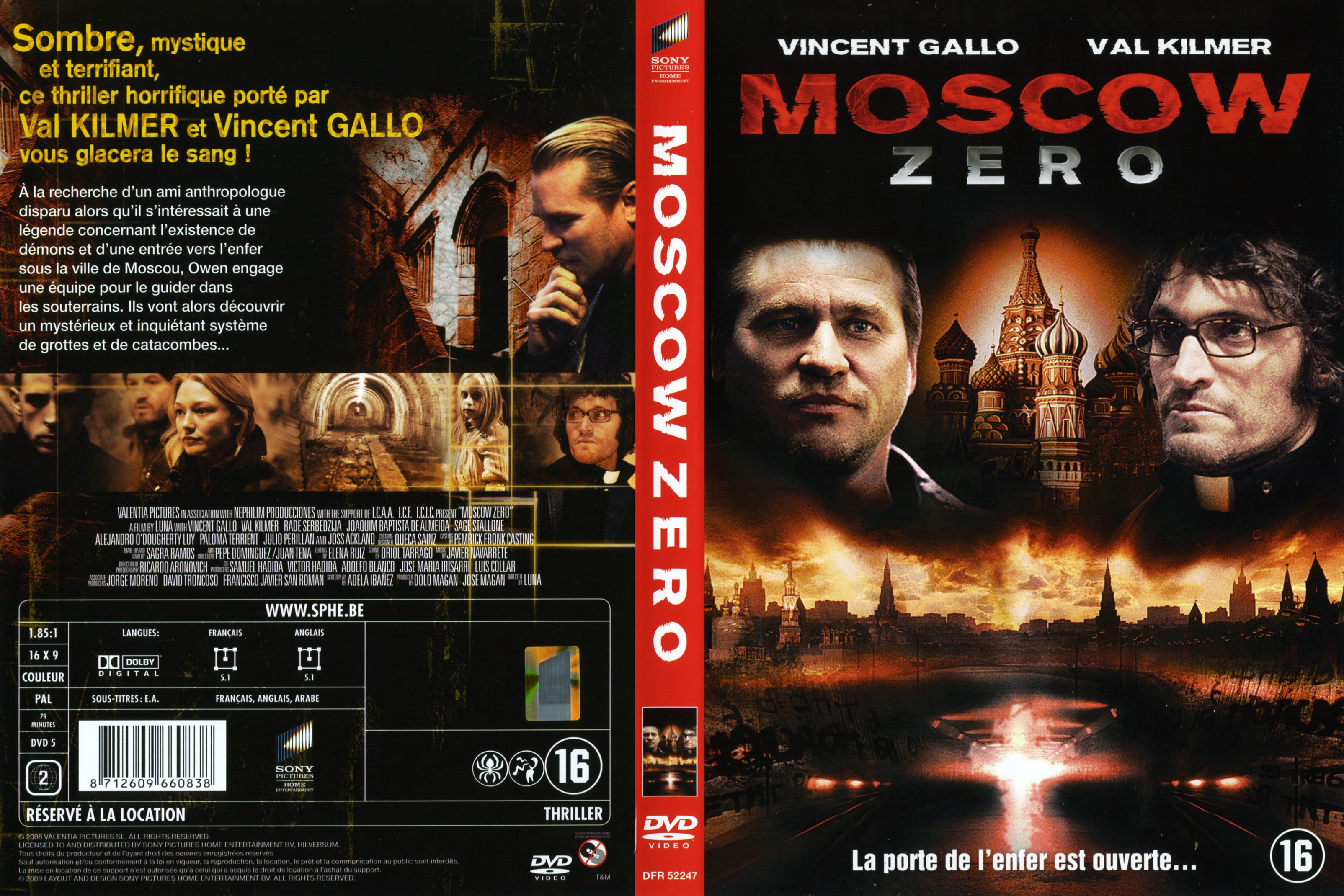 Jaquette DVD Moscow zero