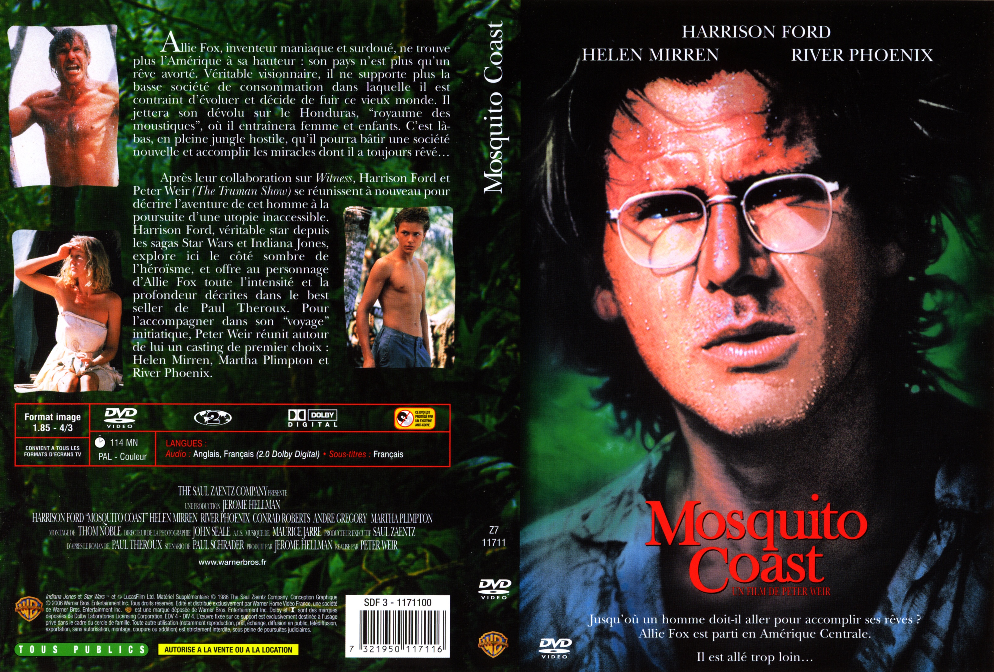 Jaquette DVD Mosquito coast