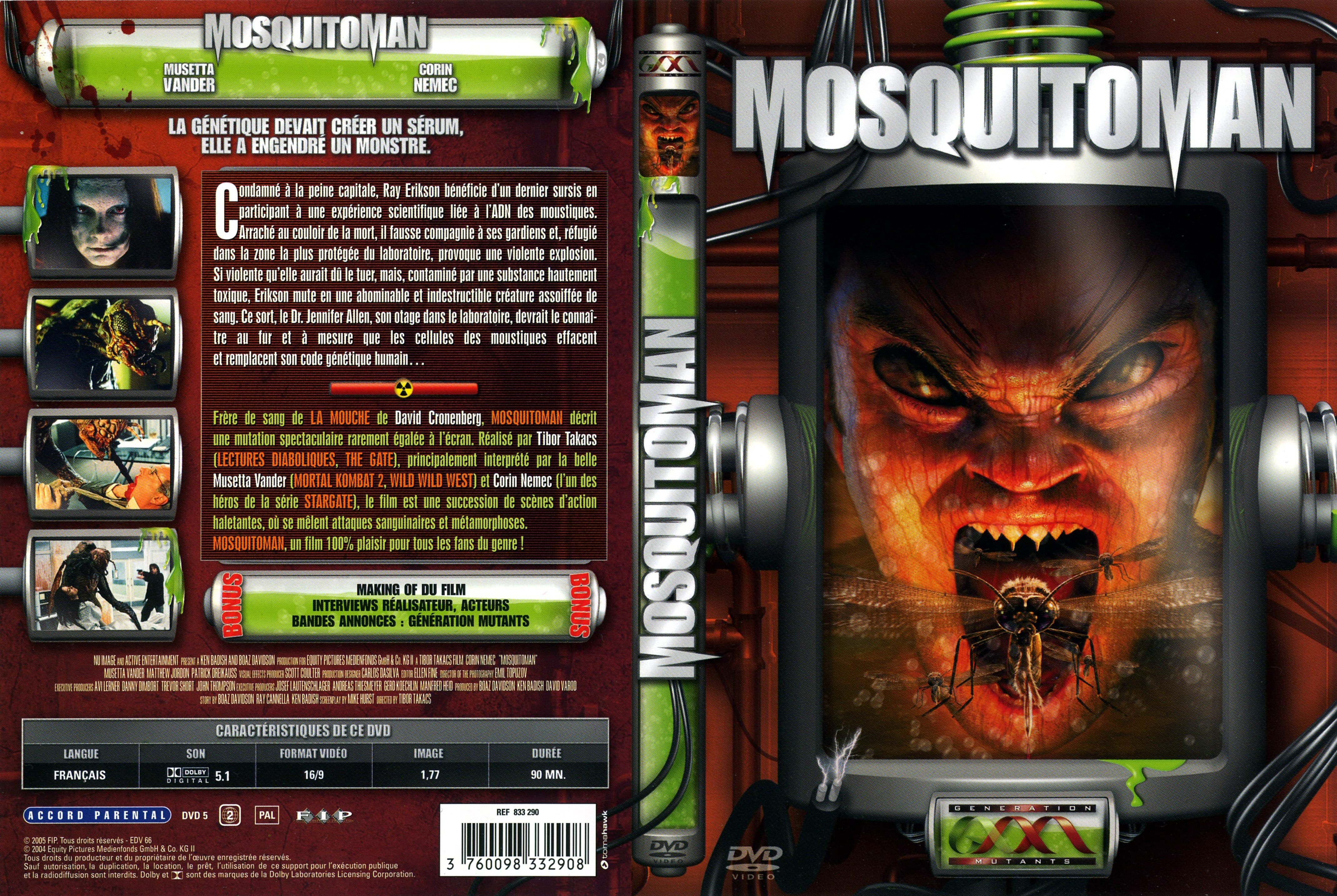 Jaquette DVD Mosquitoman