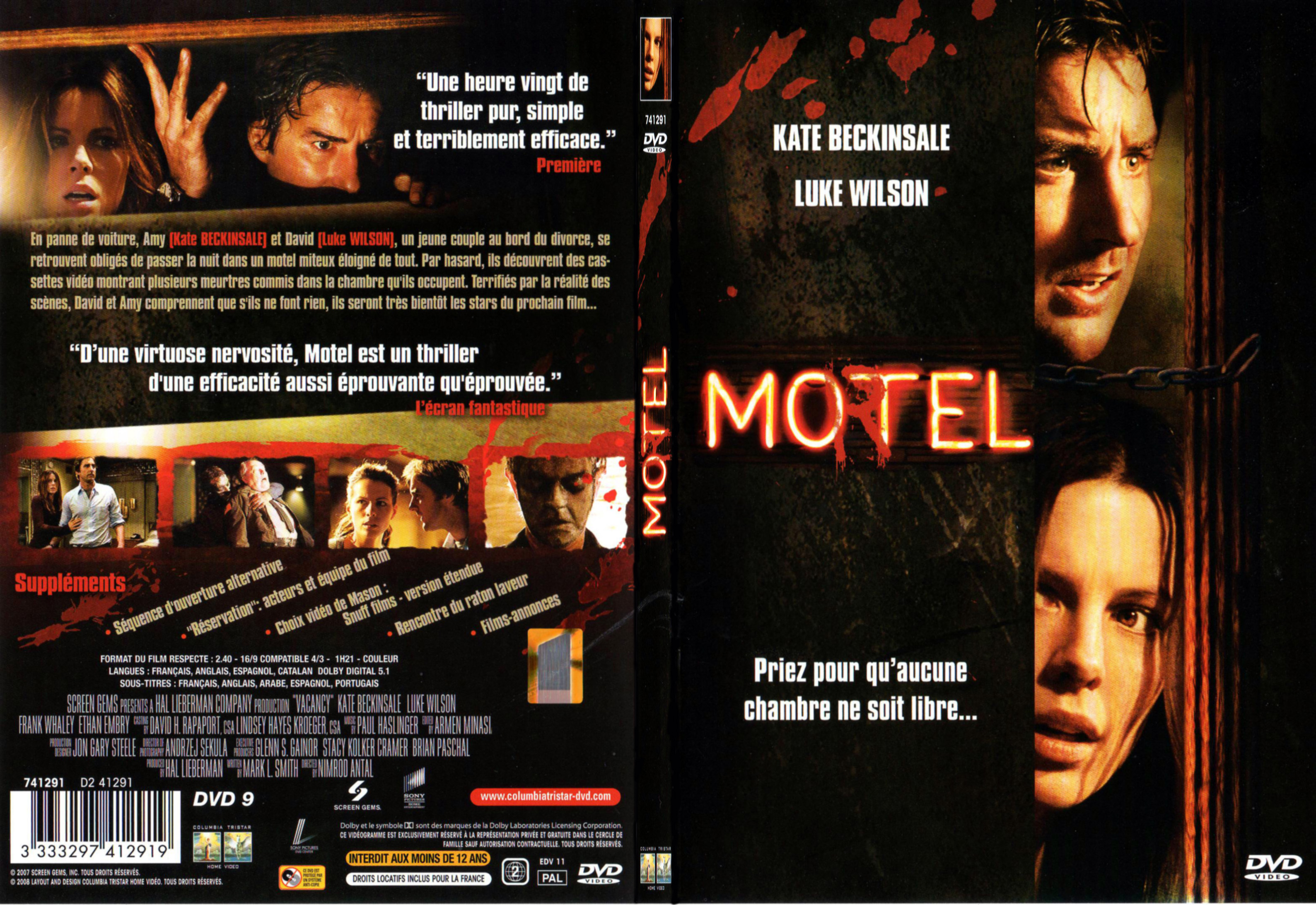 Jaquette DVD Motel - SLIM