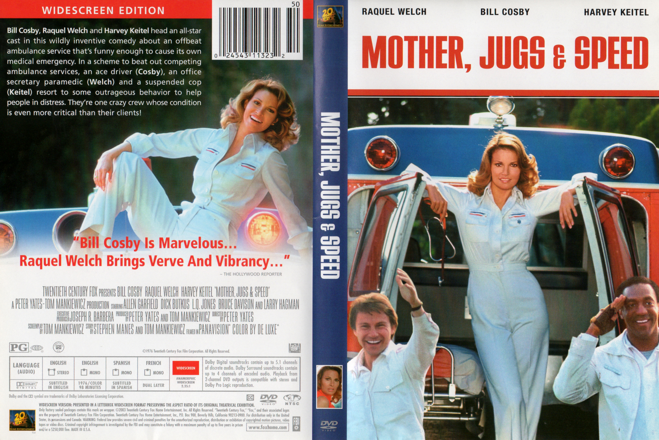 Jaquette DVD Mother, jugs and speed - Ambulances tous risques Zone 1