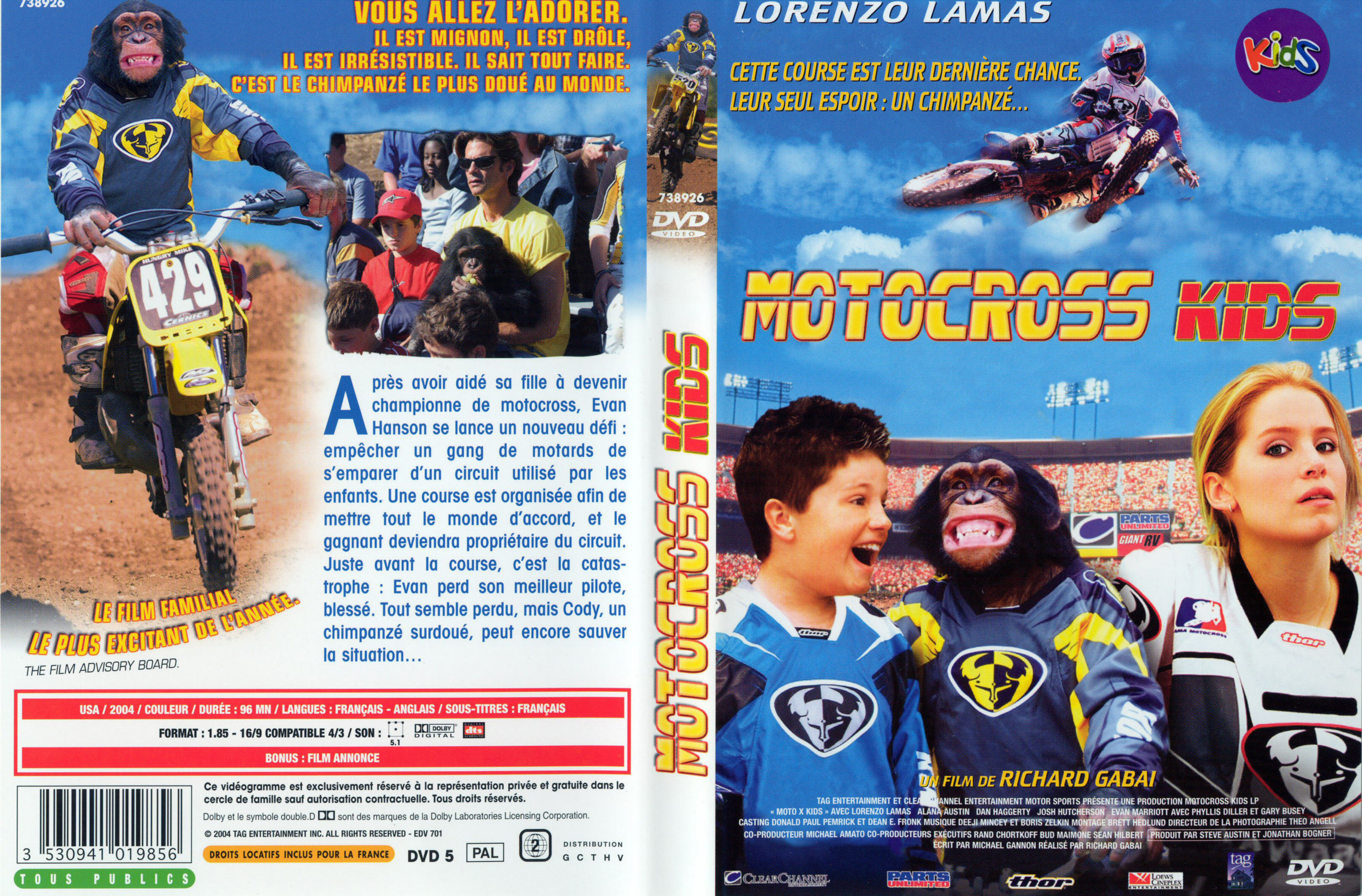Jaquette DVD Motocross kids