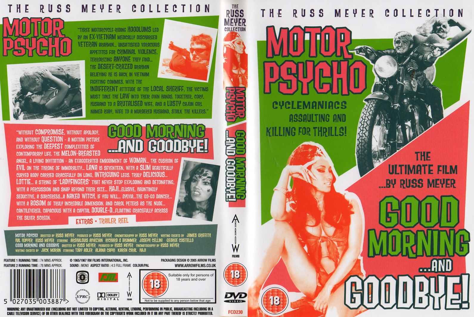 Jaquette DVD Motor psycho Zone 1 (BLU-RAY)