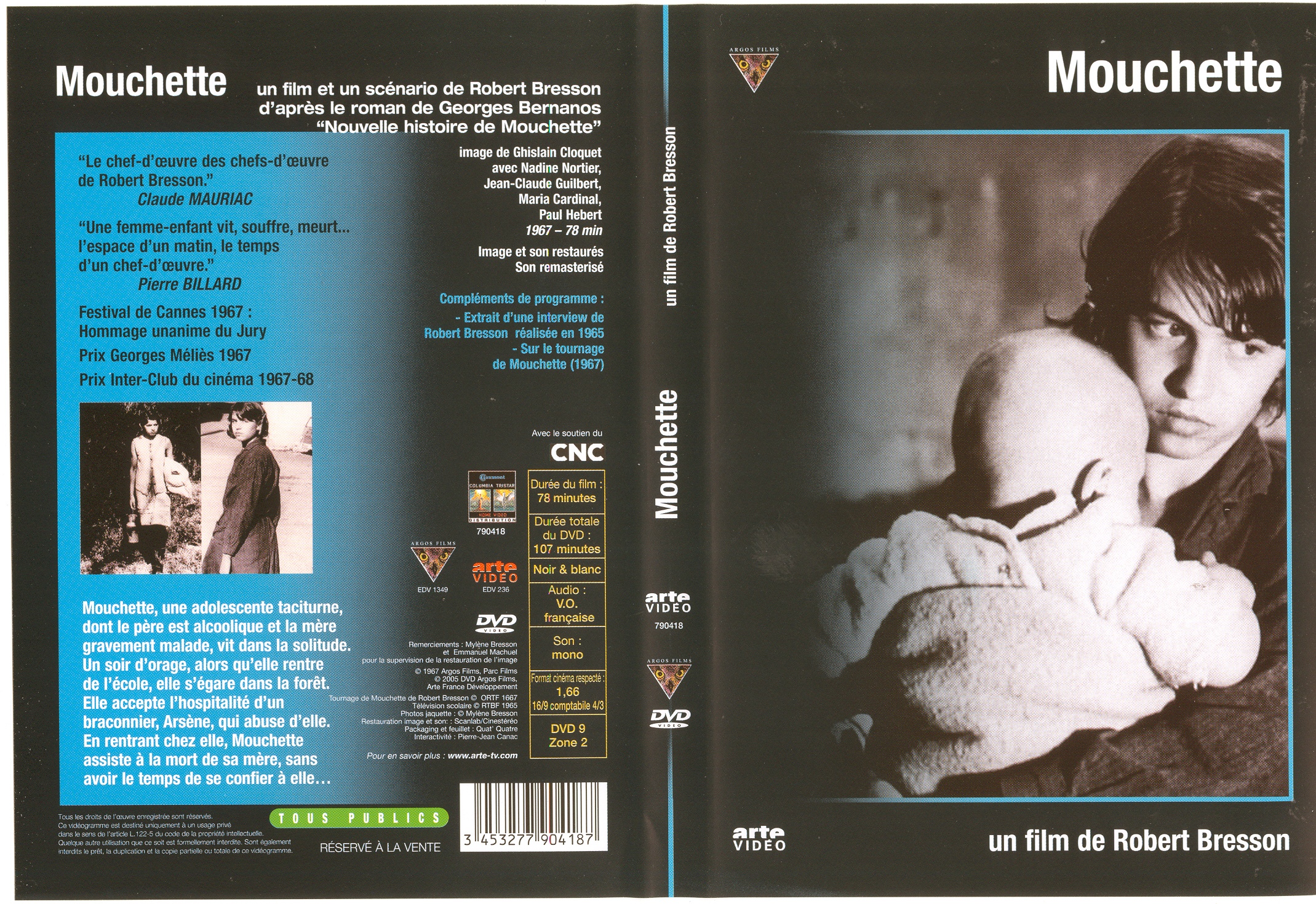 Jaquette DVD Mouchette