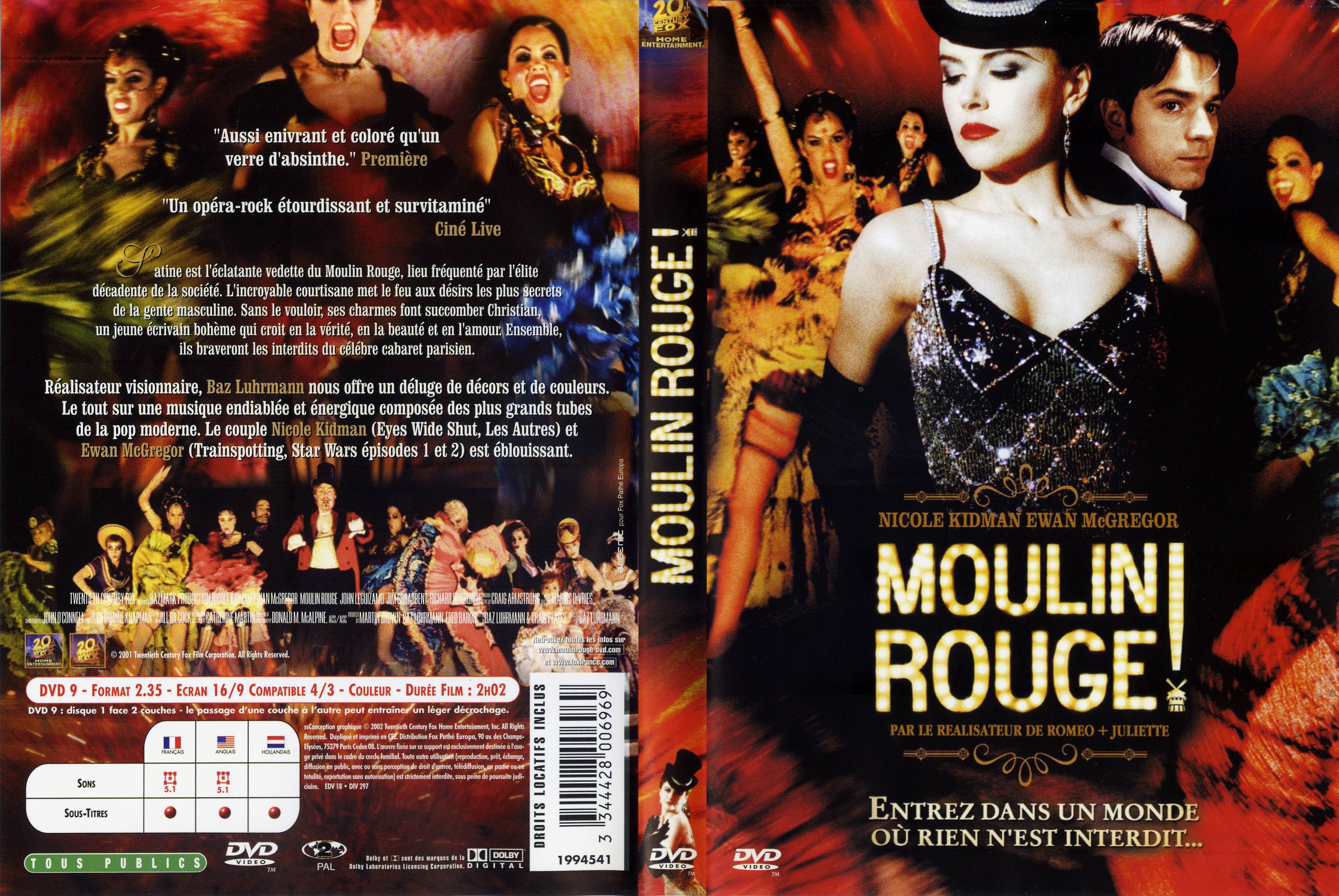 Jaquette DVD Moulin Rouge v2