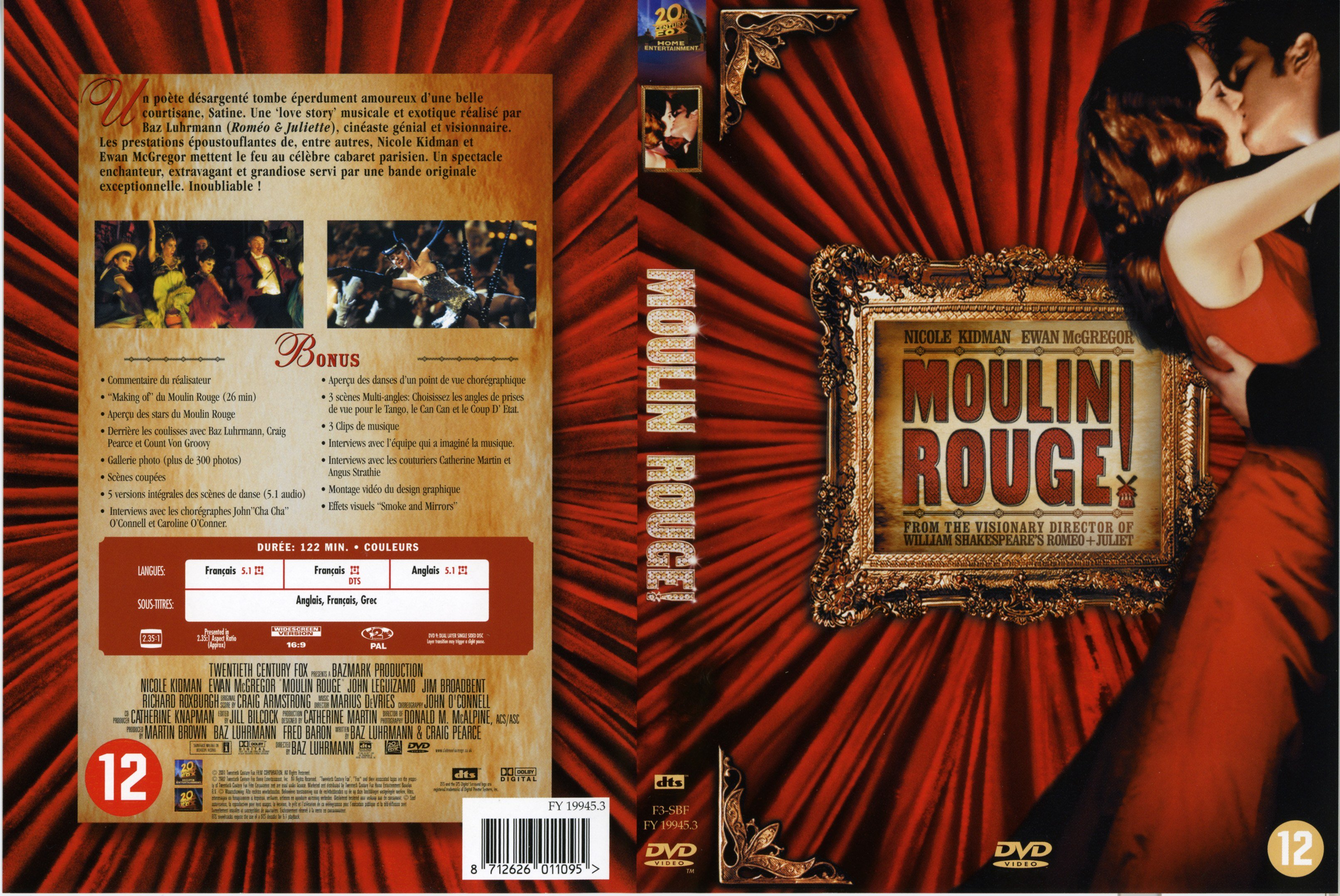 Jaquette DVD Moulin Rouge v3